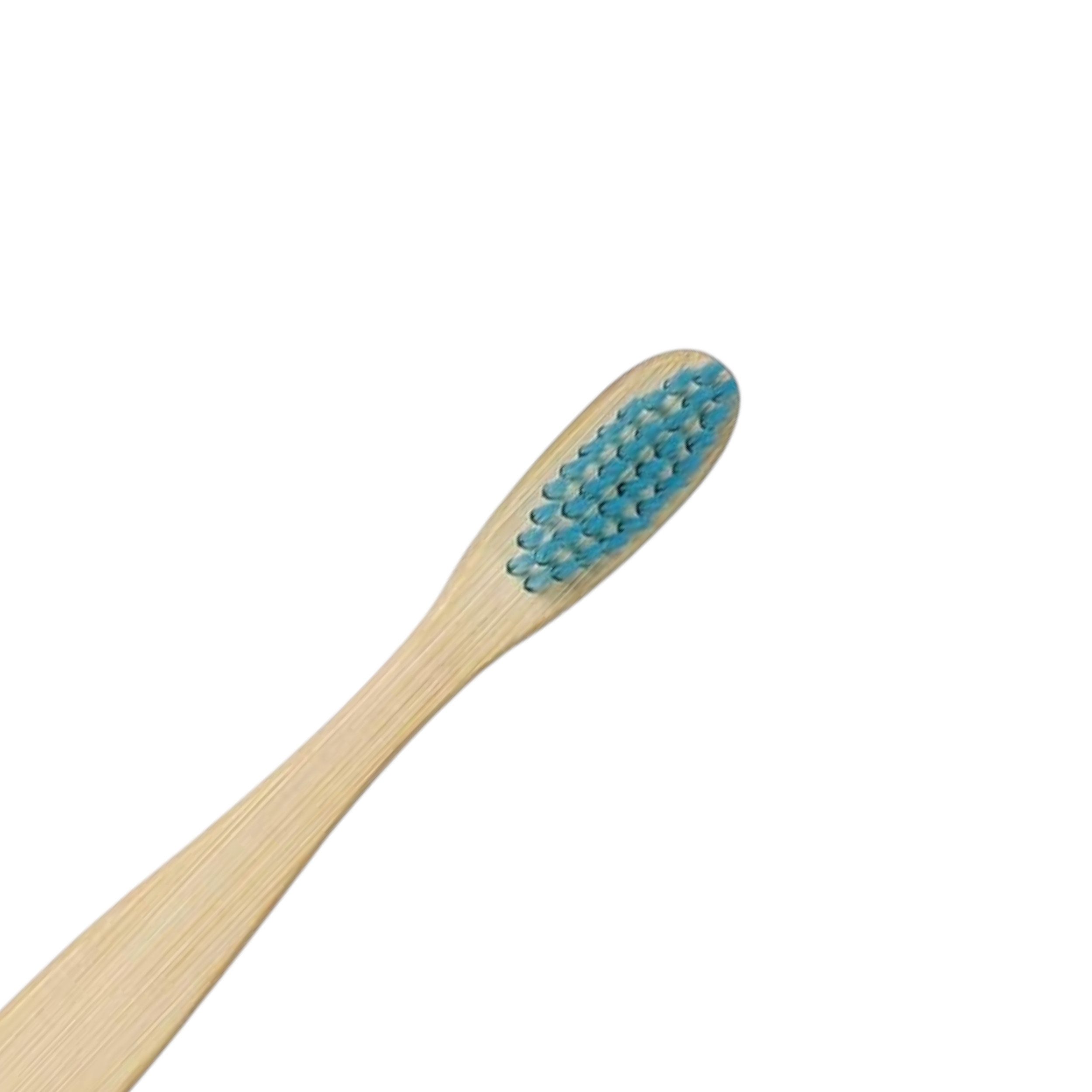 Malantis Zahnbürste Bambus Zahnbürste mit mittelweichen Borsten – 11 Farben, plastikfrei, Bambus