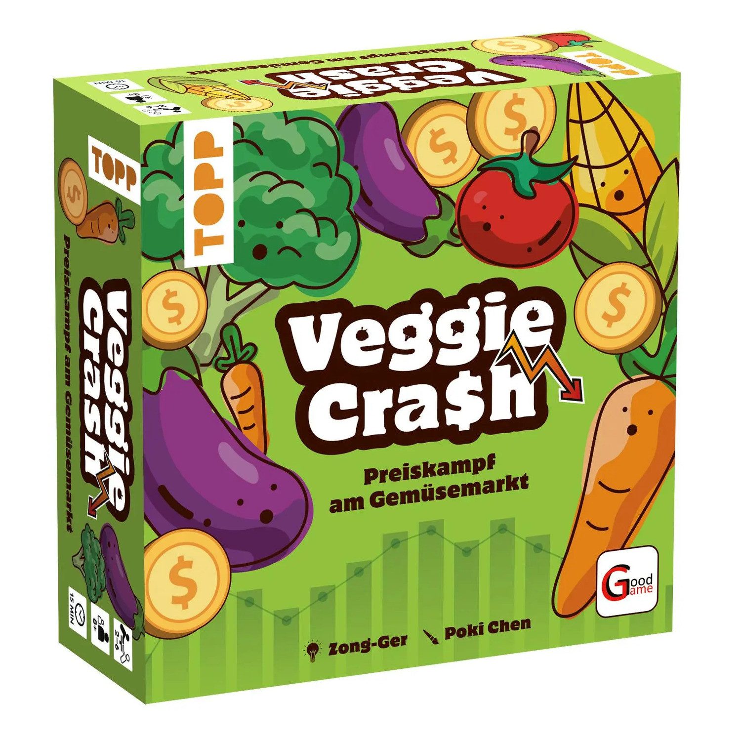 frechverlag Spiel Veggie Crash - Preiskampf am Gemüsemarkt