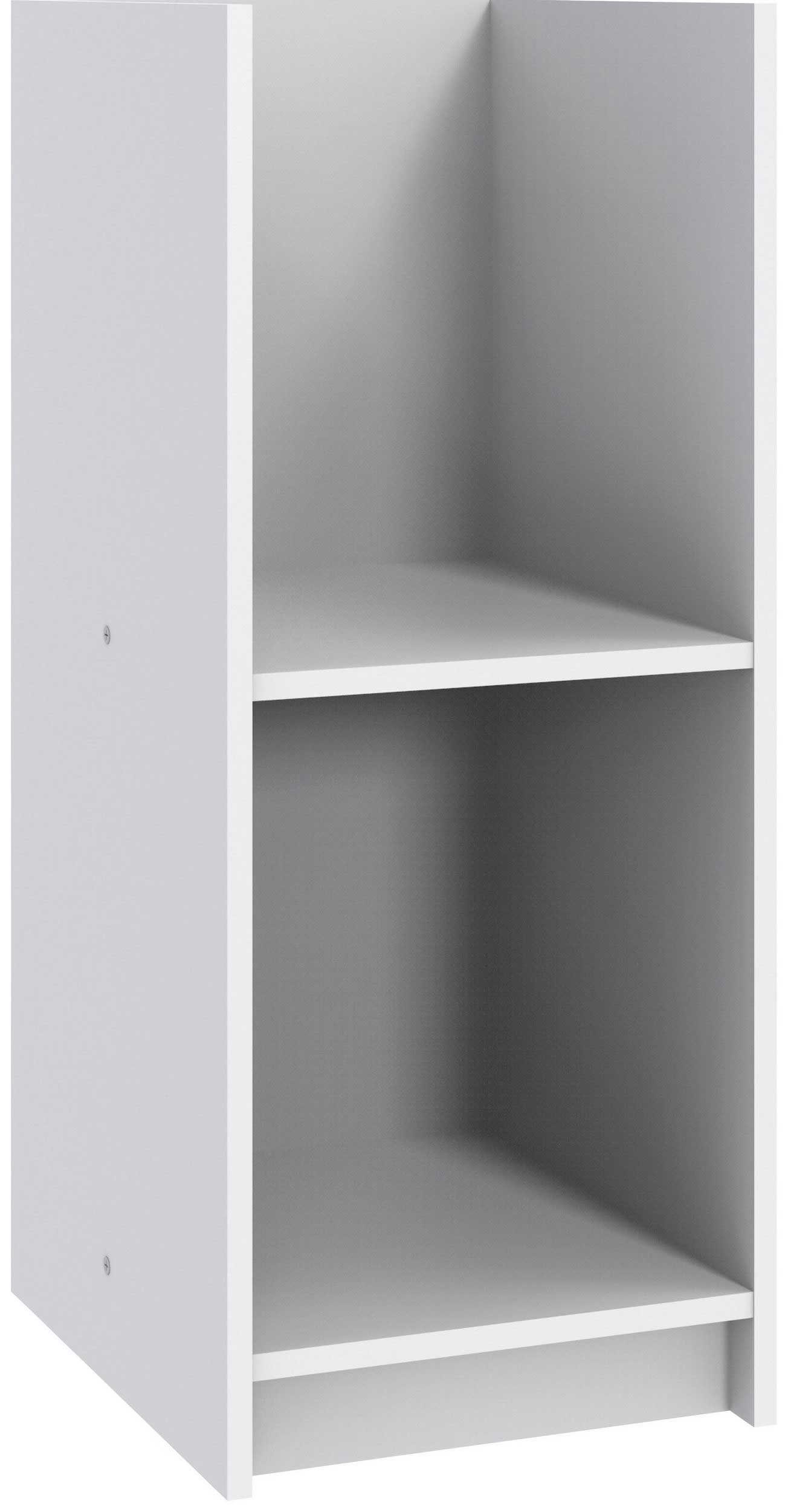 Wimex Regal Gotland, mit 2 Fächern 1-tlg., 34x38x83cm weiß