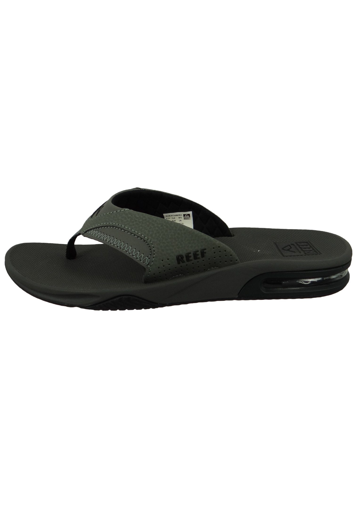 Reef RF002026GRB Fanning Zehentrenner Grey/Black Sandale