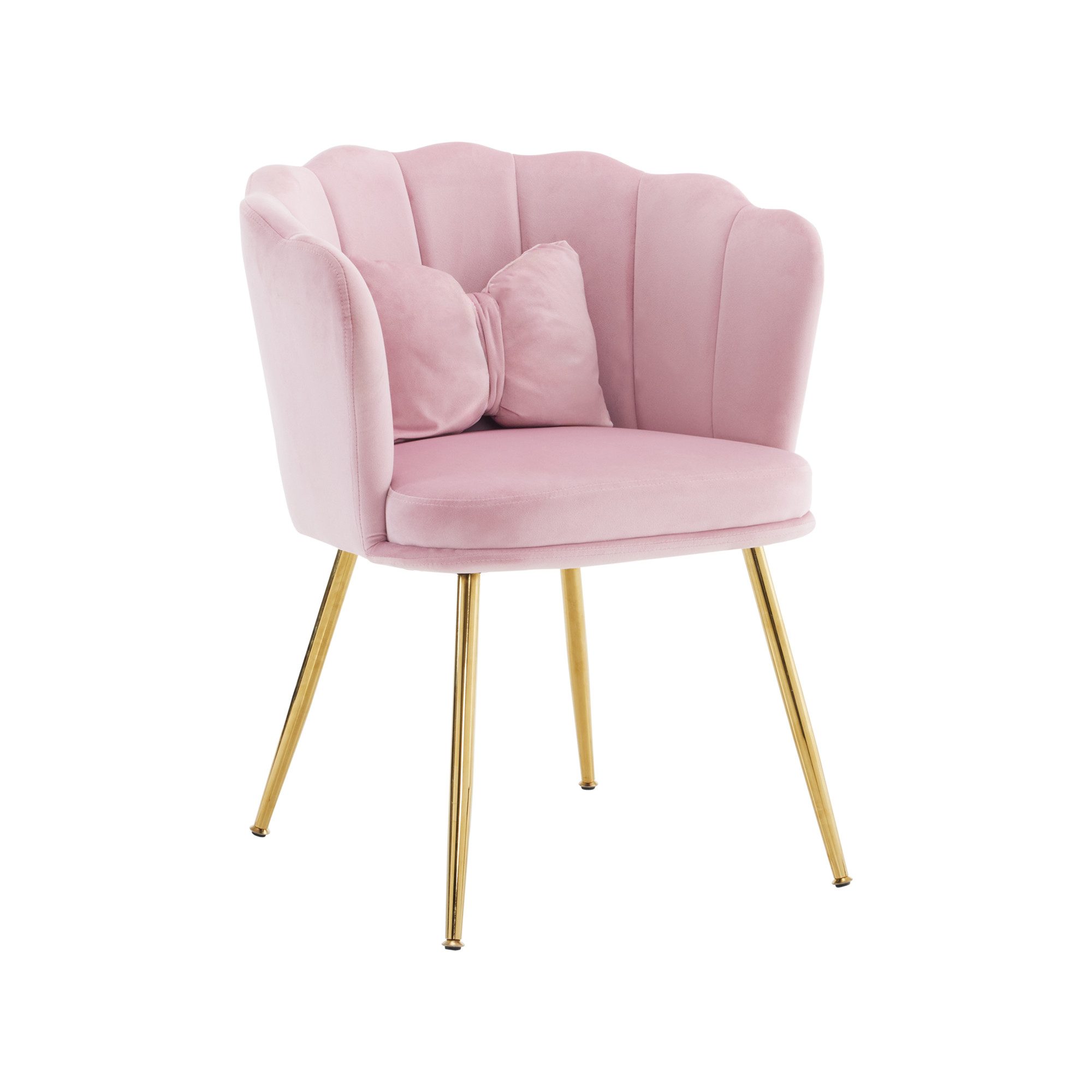 OKWISH 4-Fußstuhl Polsterstuhl Küchenstuhl Lounge Stuhl, günstig online kaufen