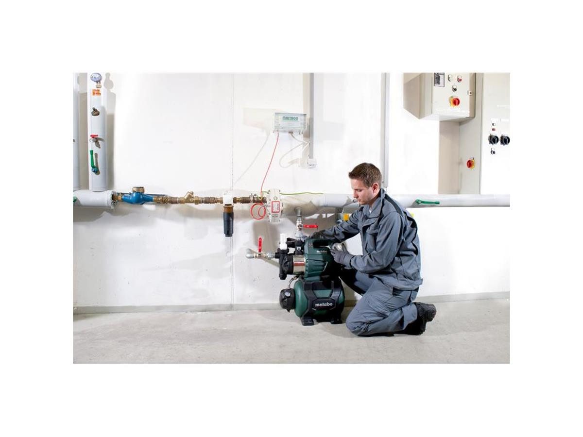 metabo Hauswasserwerk HWWI 4500/25 Inox (Set, 3-tlg), 4500 l/h max. Fördermenge