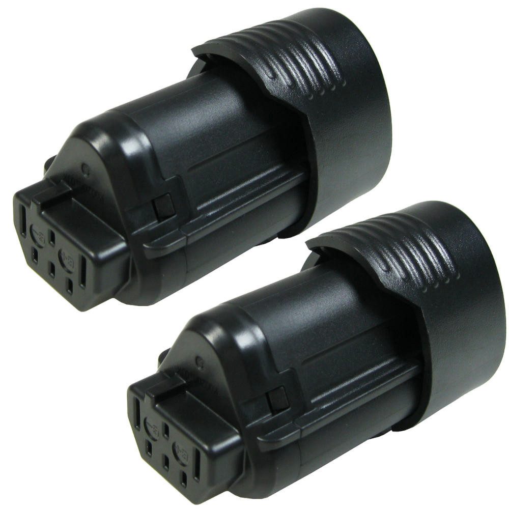 Trade-Shop 2x Akku passend für AEG BS12C BLL12C BS12C2 BSS12C BWS12 L1215 L1215R Akku Li-Ion 1500 mAh (12 V)