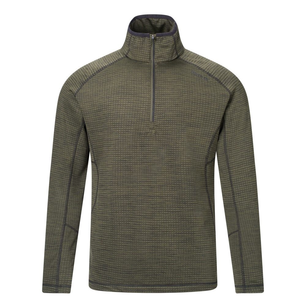 Regatta Langarmshirt Regatta Yonder II Fleece mit halblangem Reißverschluss Herren