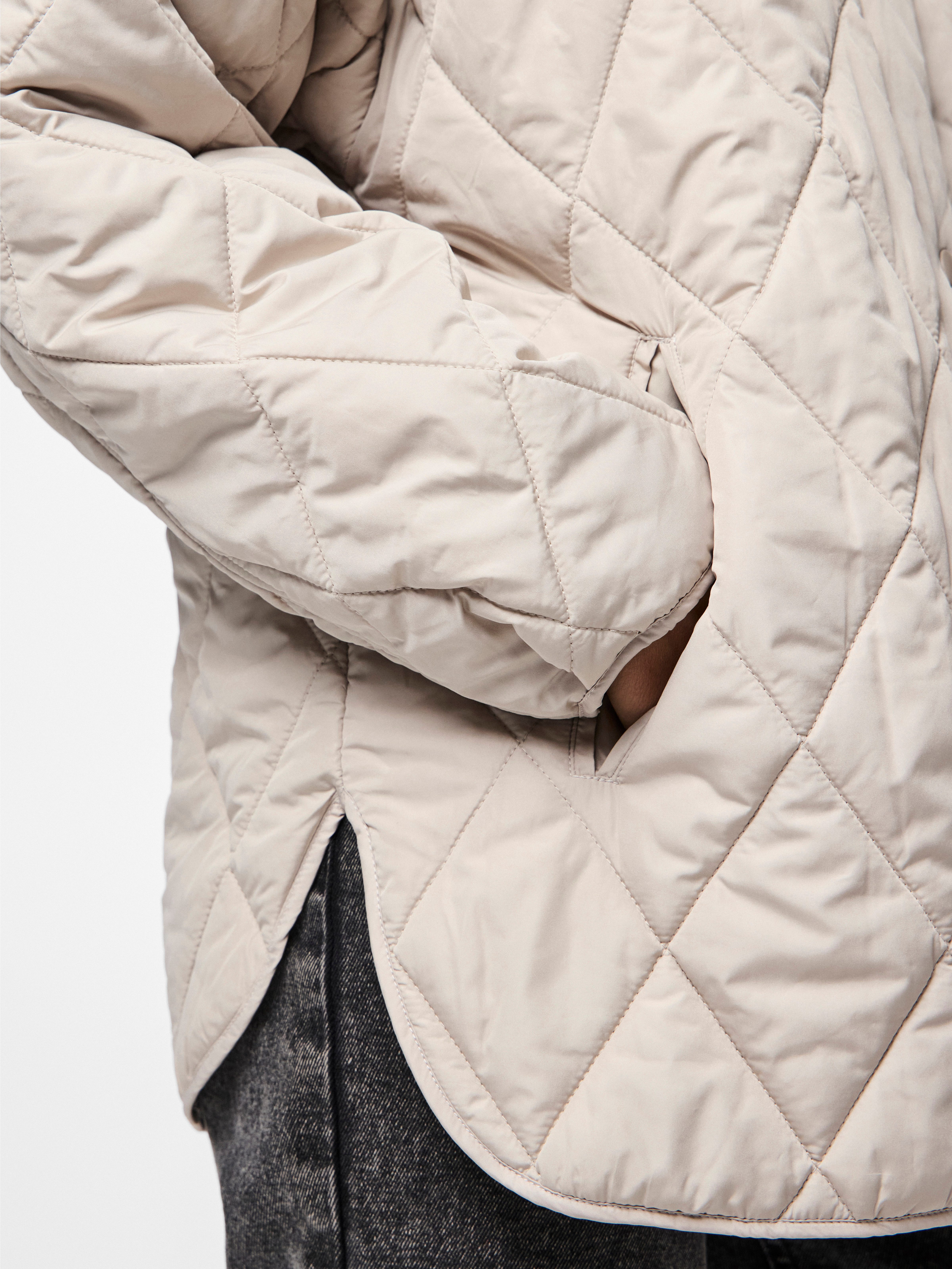 pieces Steppjacke PCSTELLA QUILTED JACKET NOOS BC Kunstfaser