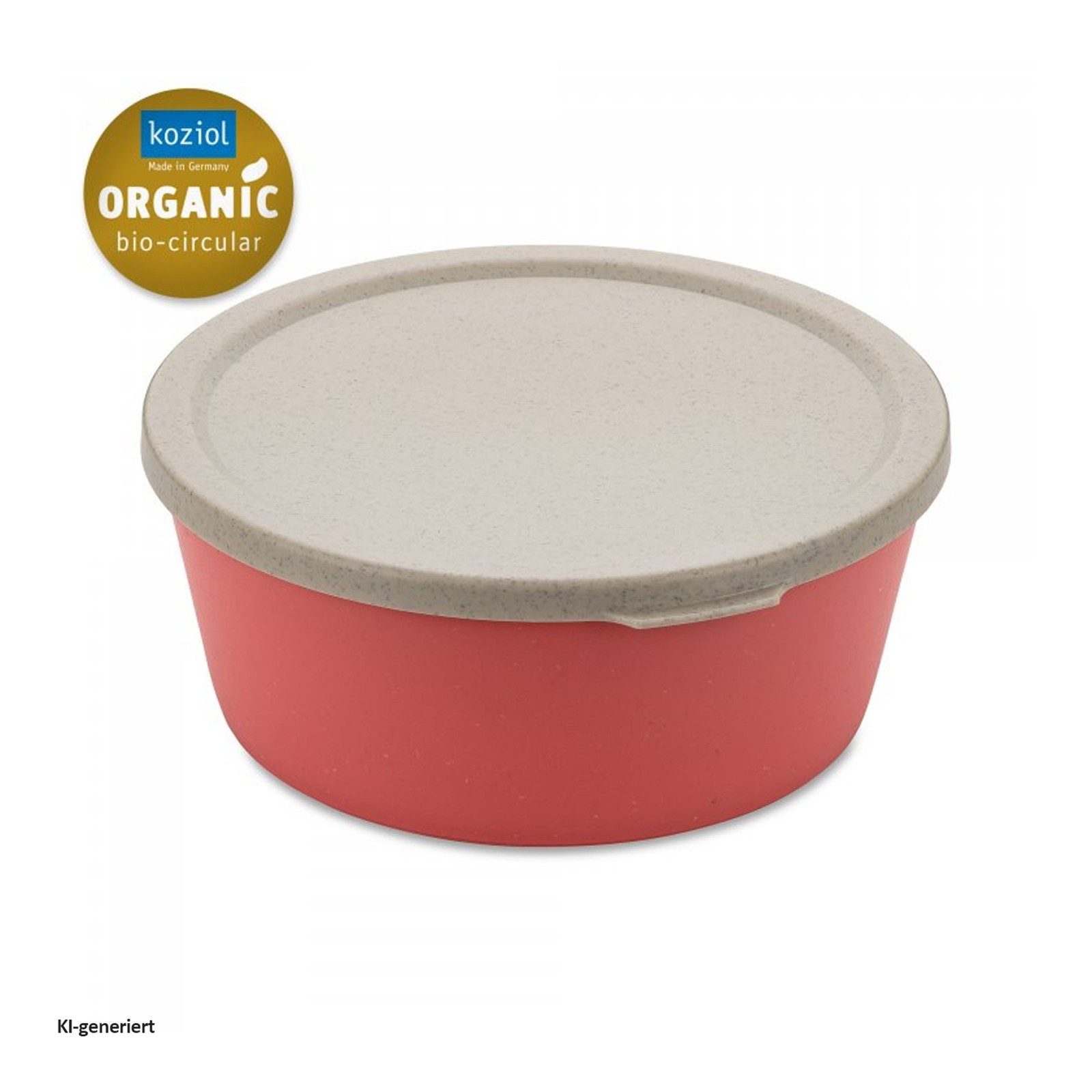 KOZIOL Vorratsdose Schale 400 ml mit Deckel CONNECT BOWL, Kunststoff, (Stück, 1-tlg., 1 Schale mit Deckel), Vorratsdose Lunchbox Kunststoff