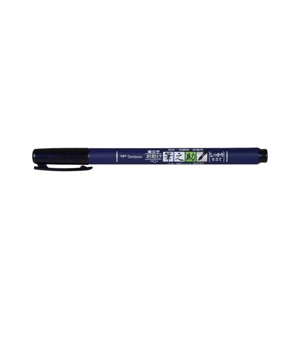 TOMBOW Filzstift Tombow Fudenosuke Brush-Pens schwarz, (2-tlg), harte Spitze und weiche Spitze, ohne Etui