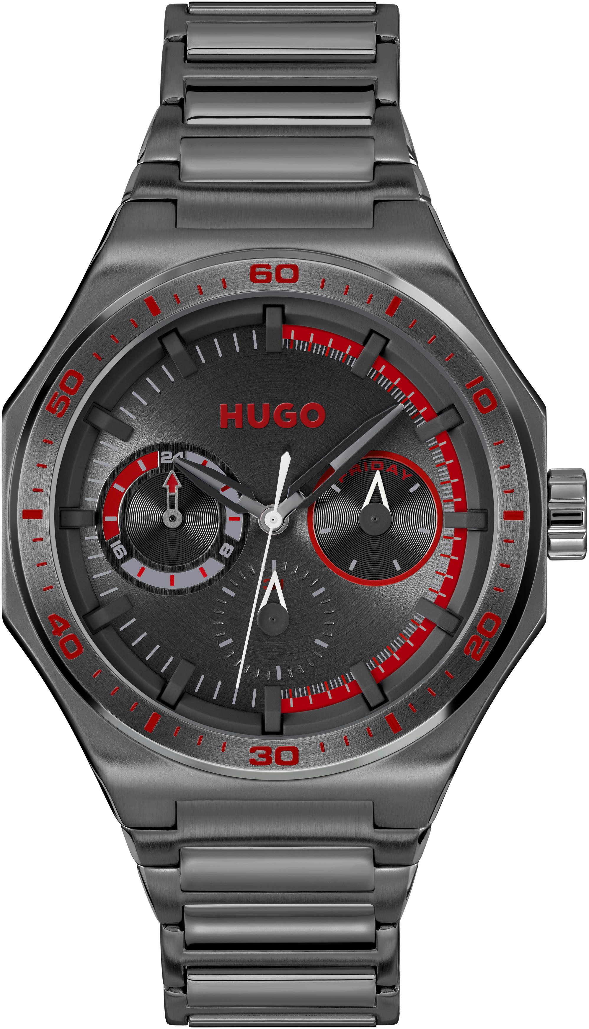 HUGO Multifunktionsuhr #GRAIL SPORT 1530401, Quarzuhr, günstig online kaufen