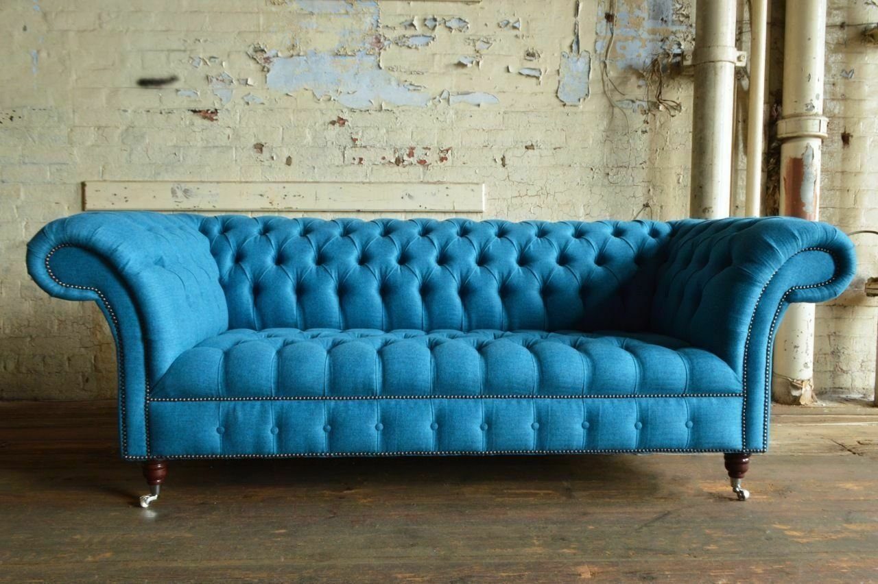 Couch Design Chesterfield Garnitur Sofa Chesterfield-Sofa, Luxus JVmoebel Polster Sitz Leder