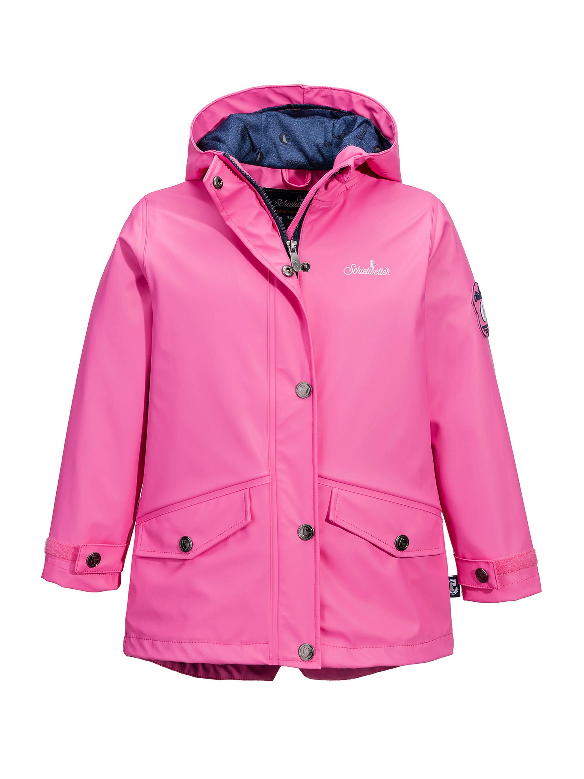 Schietwetter Regenjacke Unisex Kinder Mädchen Regenjacke Parka