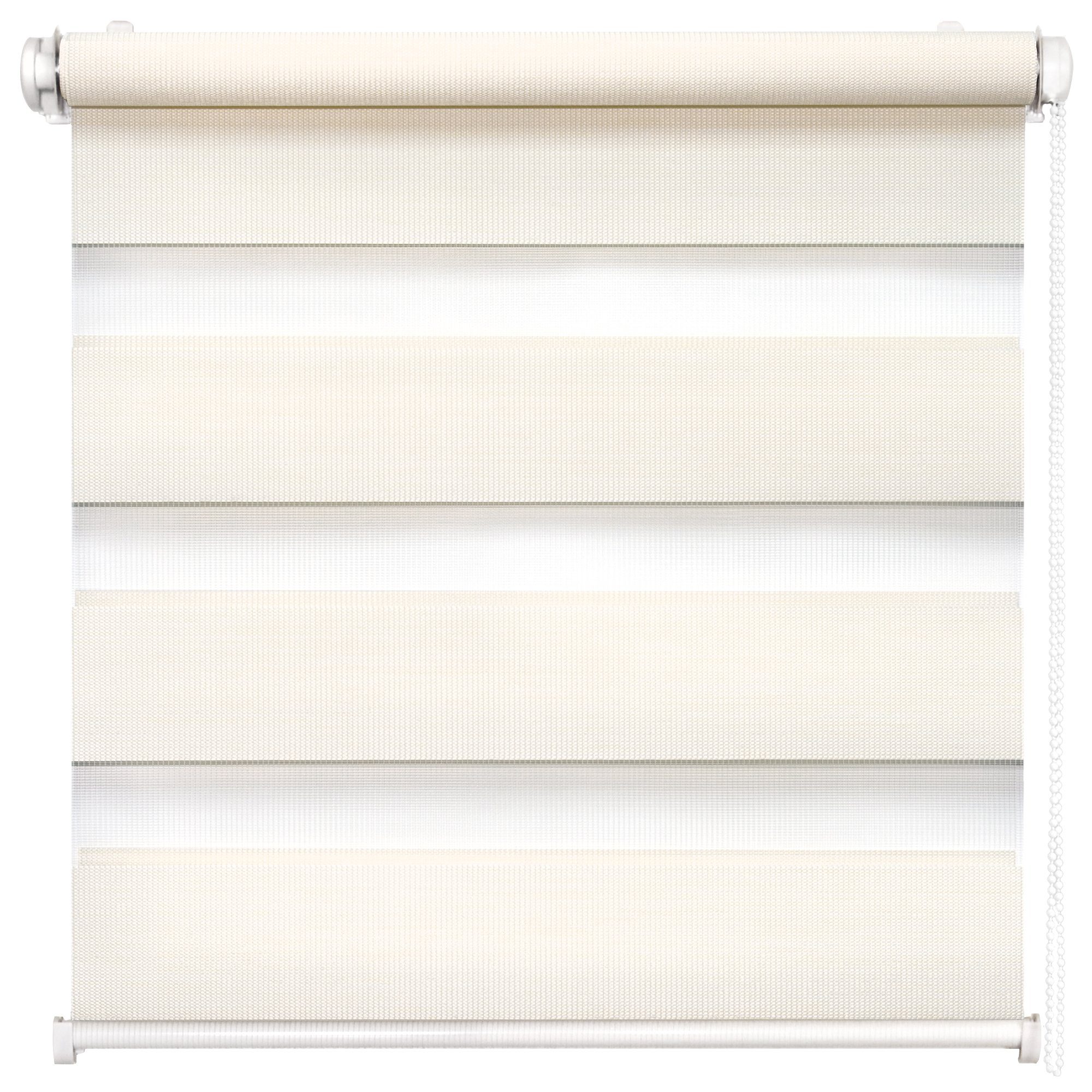 Doppelrollo Fensterrollo Duo-Rollo Klemmfix, Rikmani, Klemm- oder Schraubmontage, Moderne Optik, Klemm- oder Schraubmontage, Sicht- und Sonnenschutz