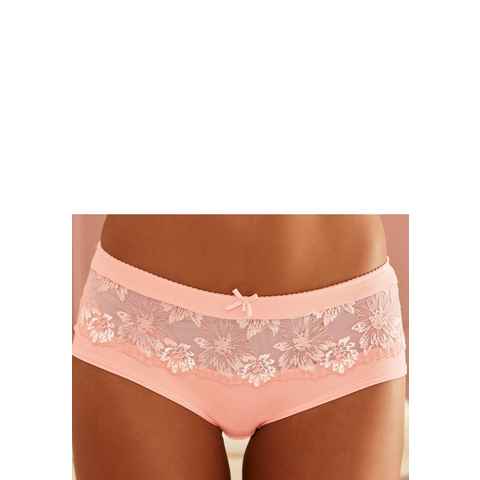 Nuance Panty mit breitem Bund aus Spitze