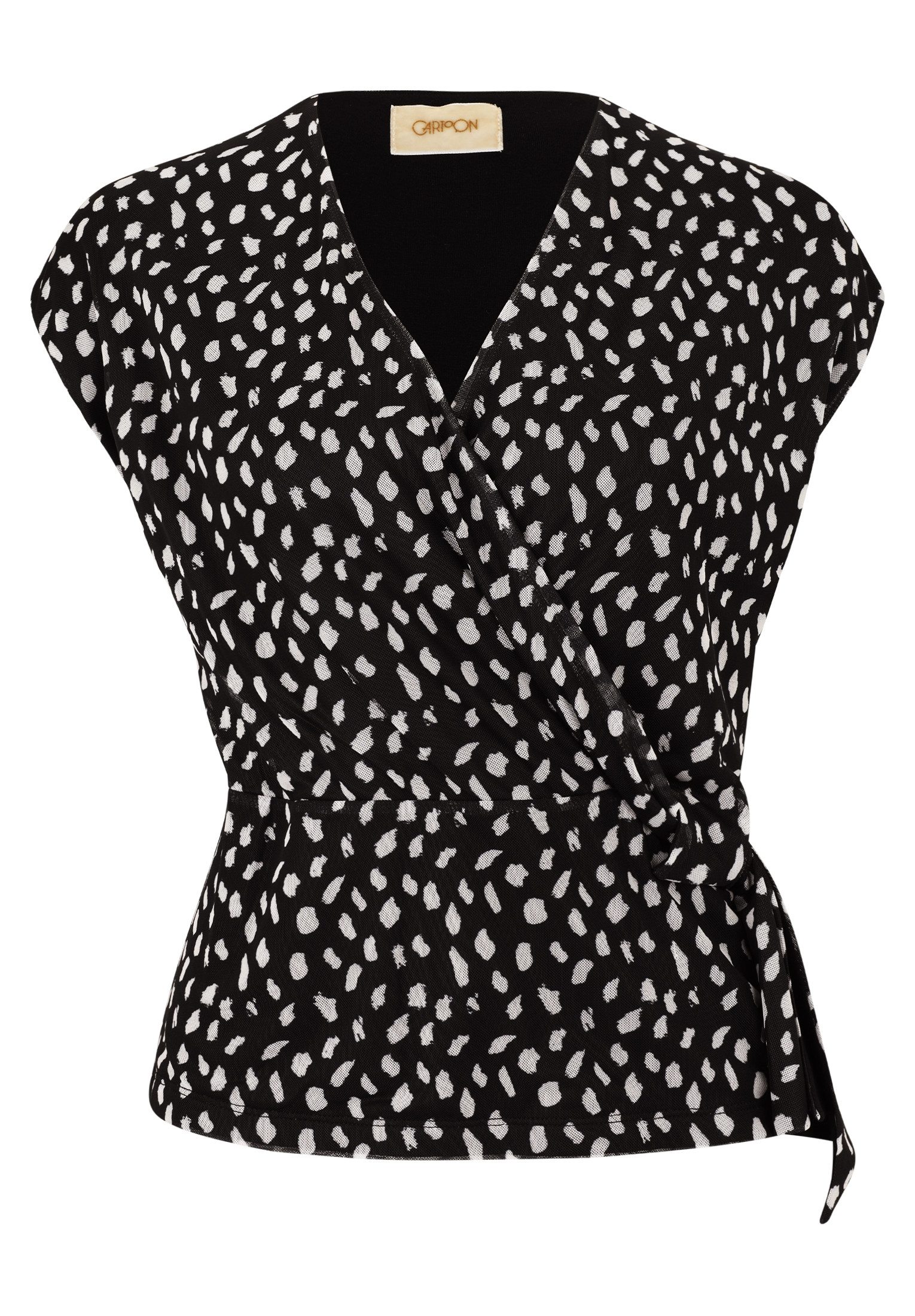 Cartoon Kurzarmshirt Cartoon Damen Kurzarm-Shirt mit günstig online kaufen