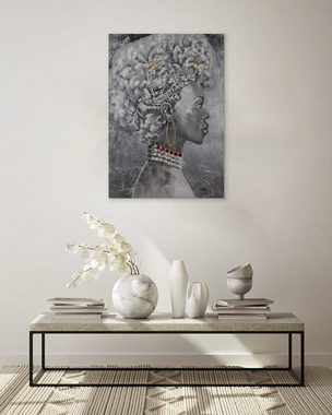 KUNSTLOFT Gemälde Anmutige Schönheit 70x100 cm, Leinwandbild 100% HANDGEMALT Wandbild Wohnzimmer