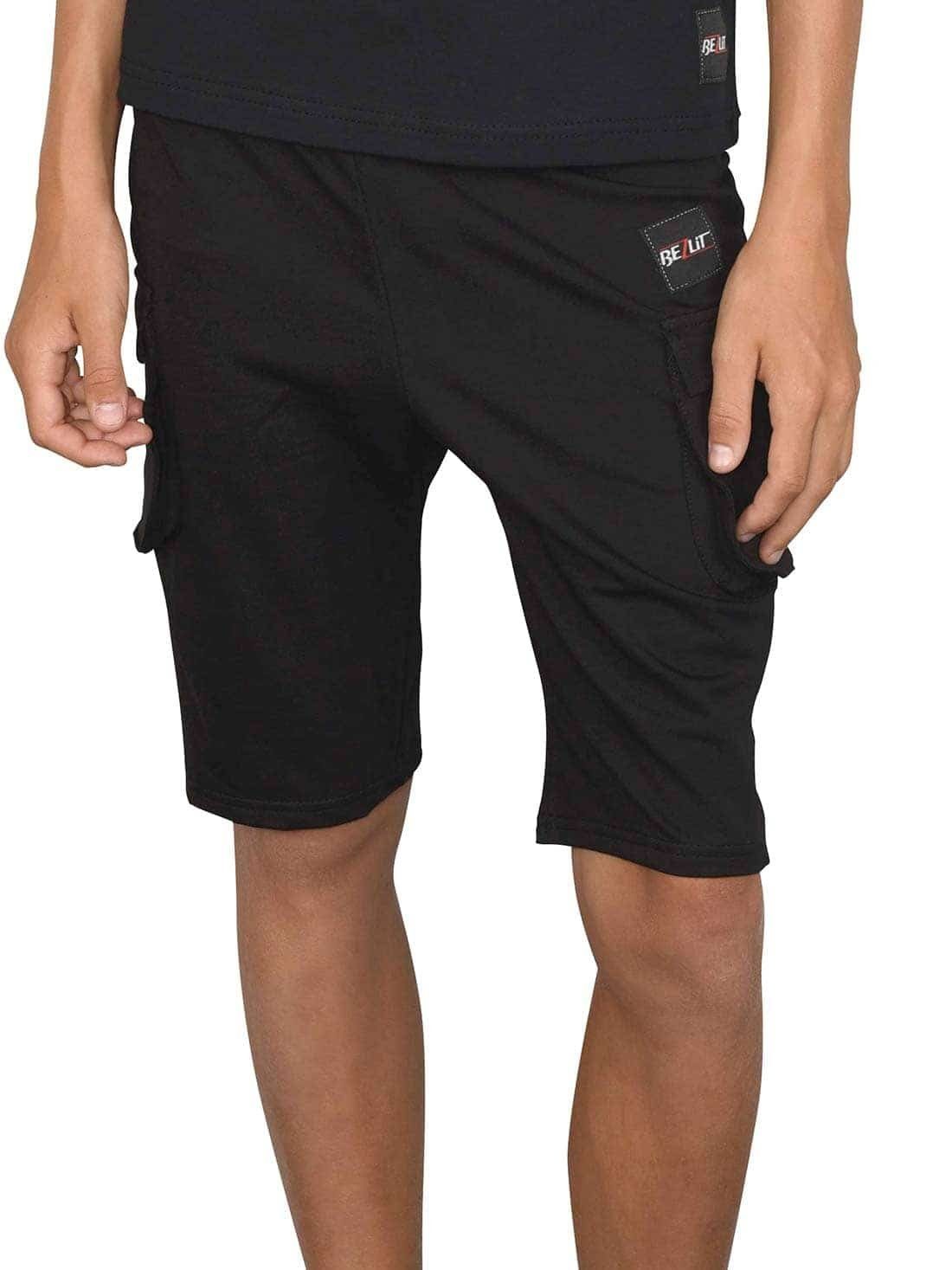 Cargoshorts Kinder Jungen Cargo Stoff Shorts