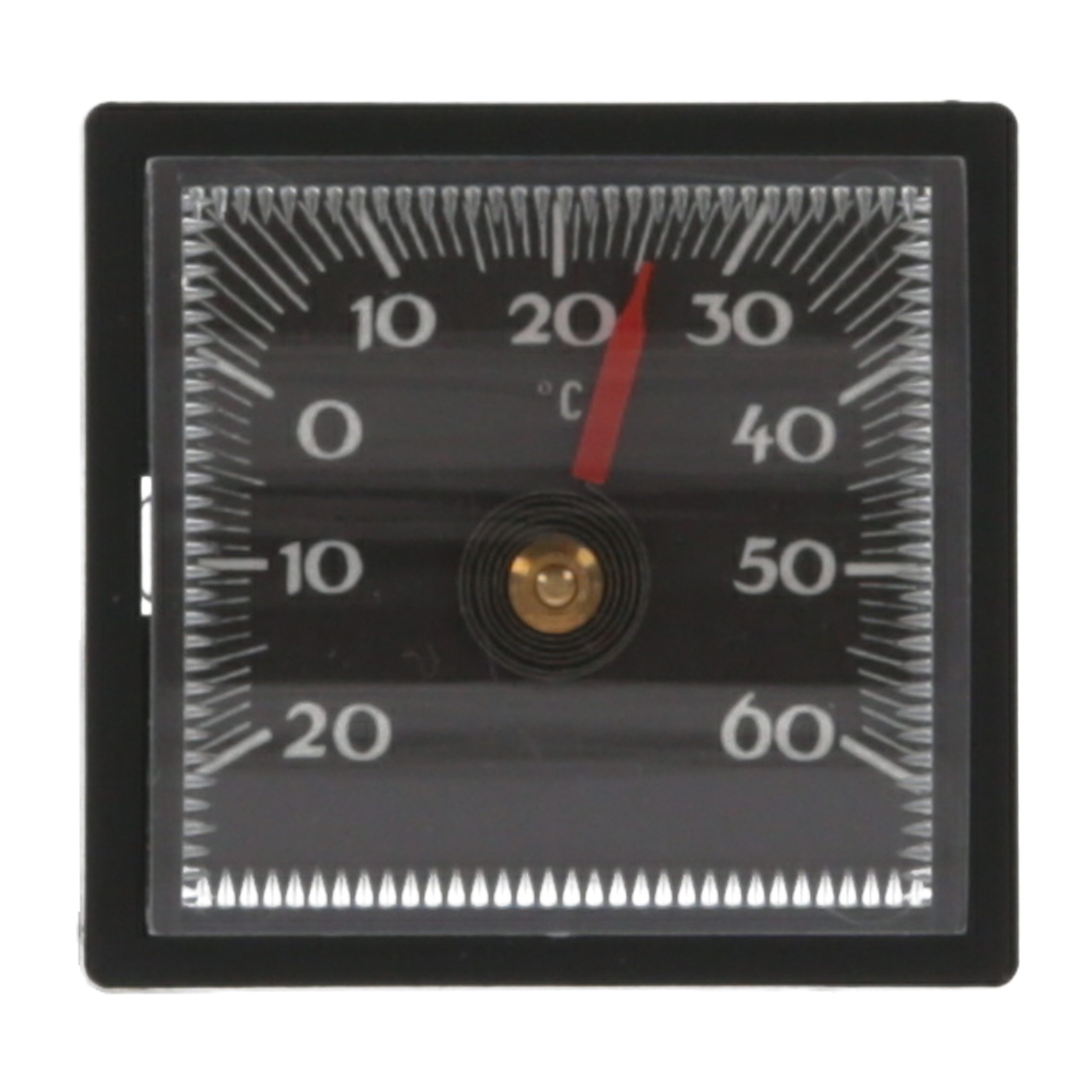 Lantelme Raumthermometer Auto Thermometer Selbstklebend Innenraum Autothermometer, 1-tlg., Auch für LKW, Wohnmobil, PKW, Maße 4 x 4 x 1,2 cm, Temperatur -20 bis +60°C, Deutsche Herstellung