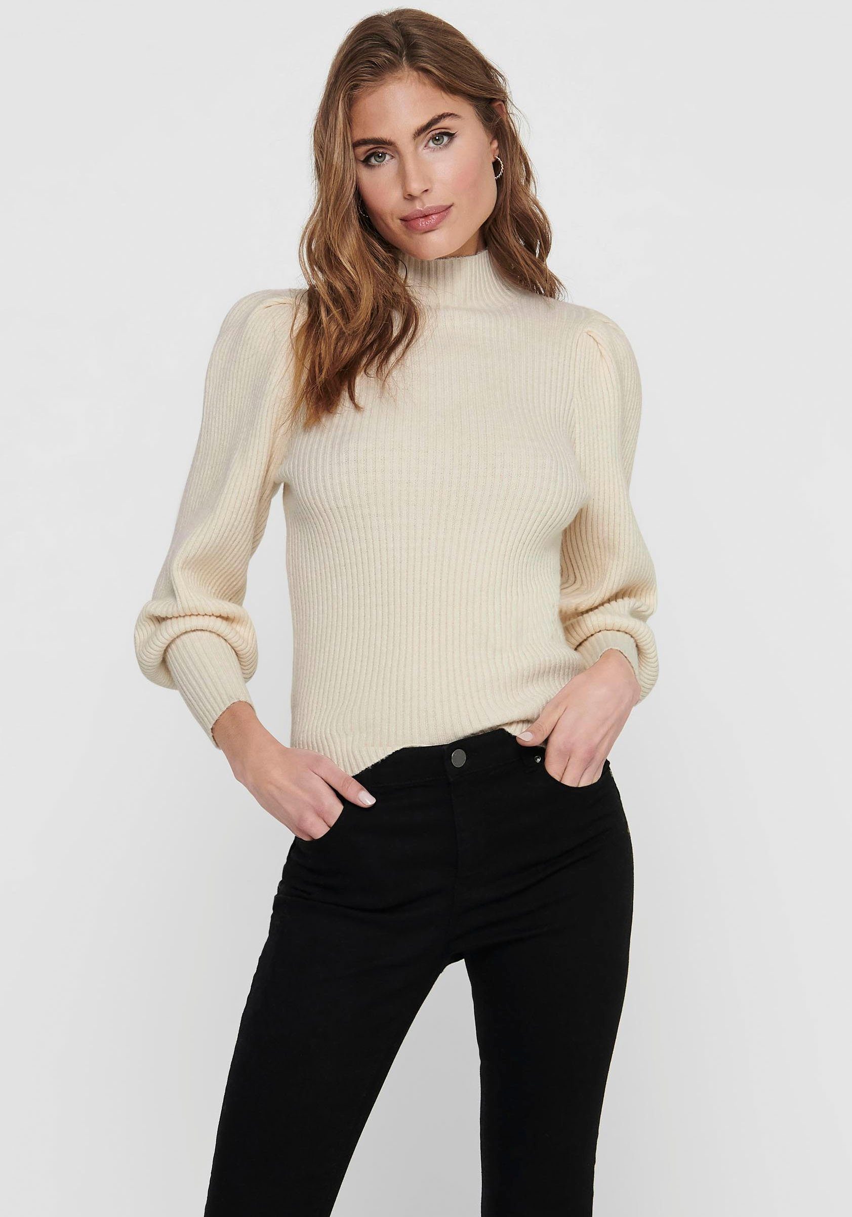 Strickpullover ONLKATIA L/S HIGHNECK PULLOVER KNT NOOS