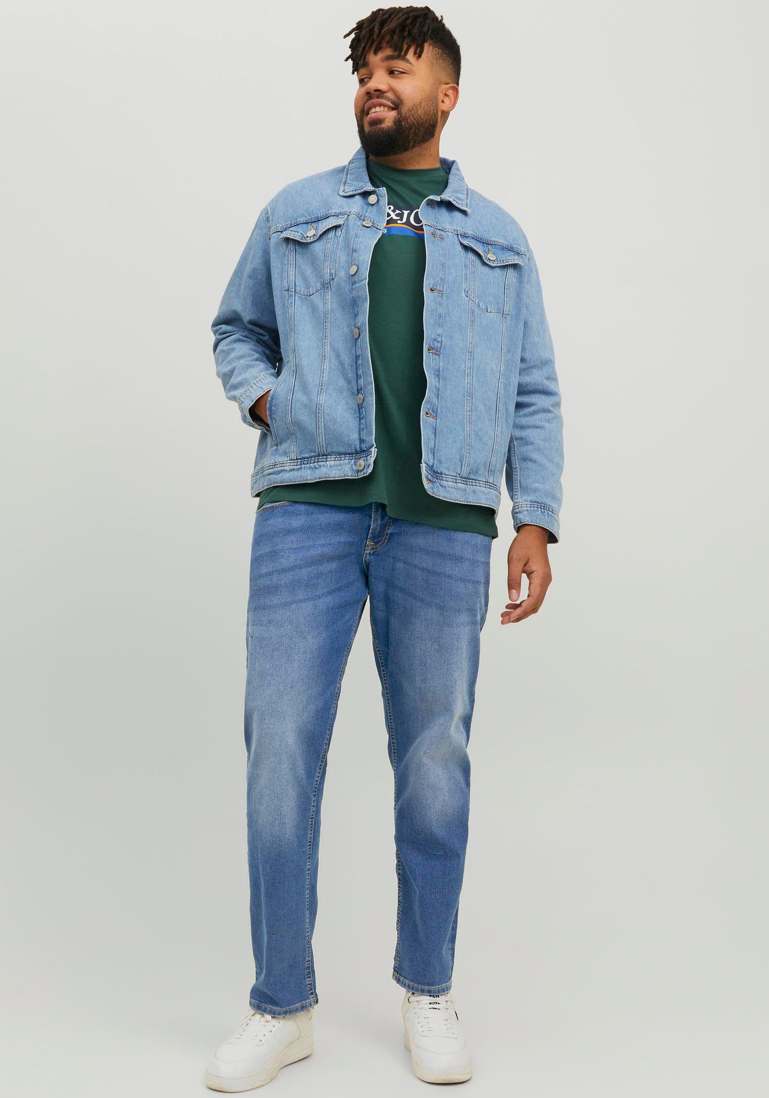 Jack & Jones PlusSize Slim-fit-Jeans JJIGLENN JJORIGINAL MF 071 NOOS PLS