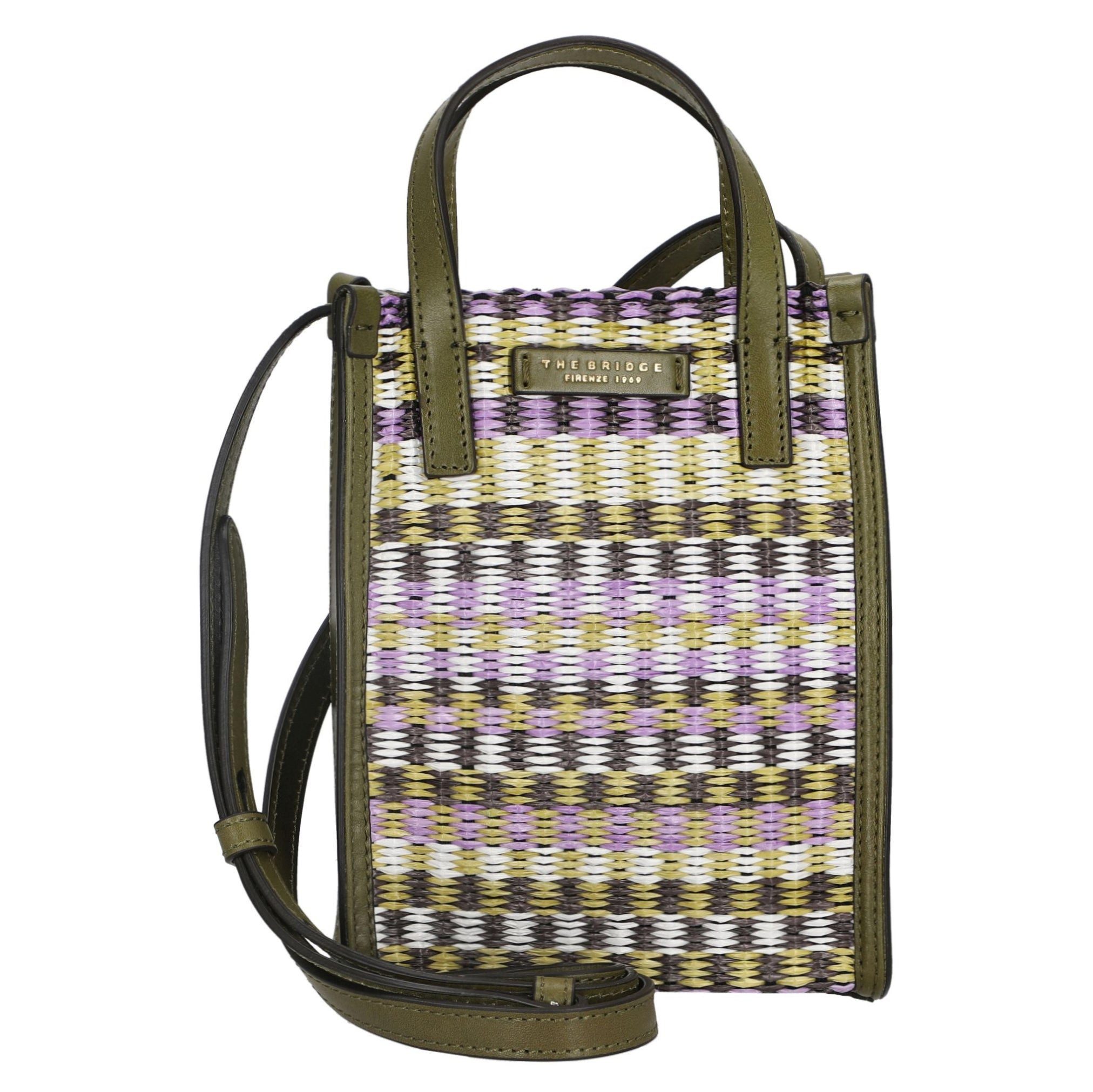 THE BRIDGE Shopper Mirra Wow - Shopper 21 cm (verde/lilla/black)