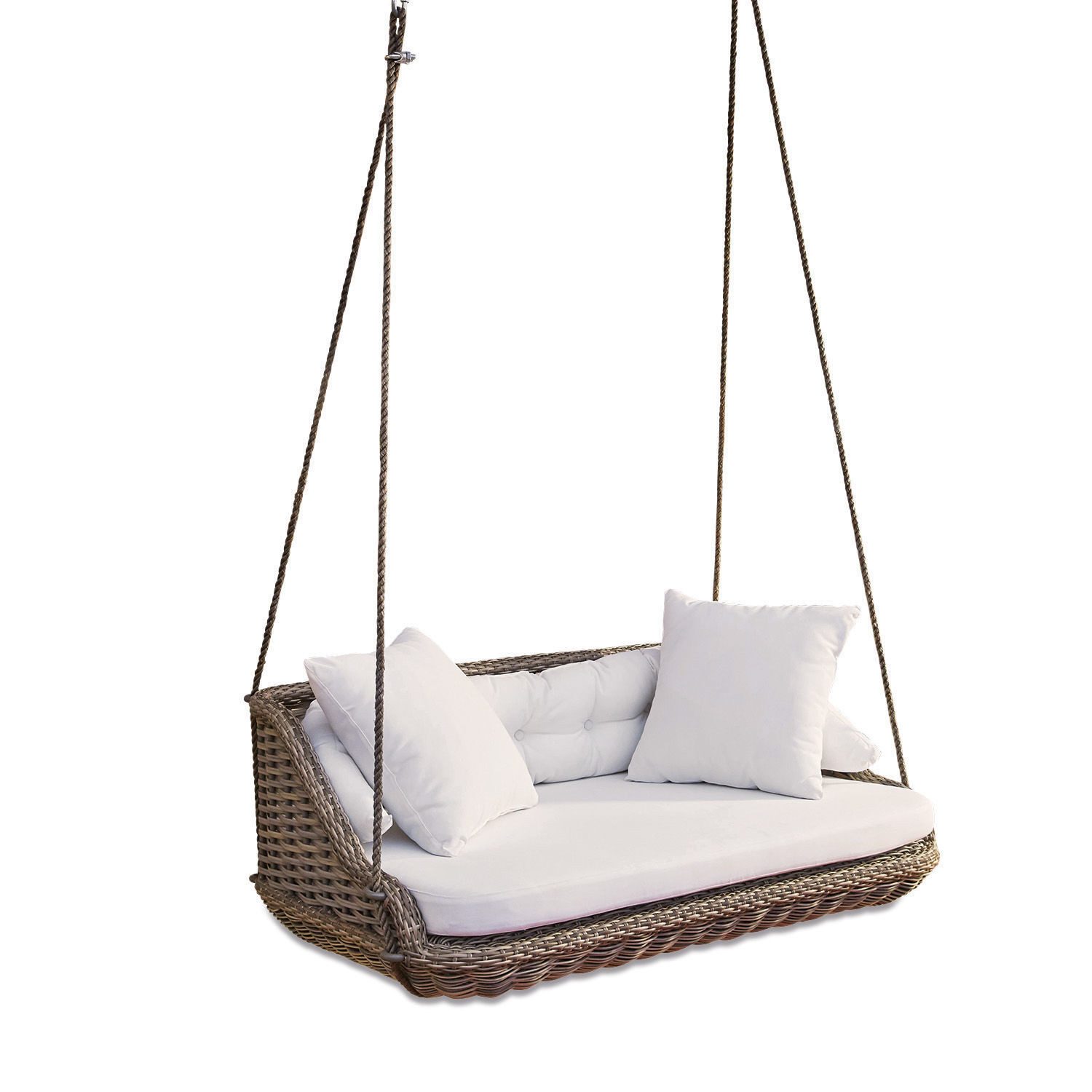 Mirabeau Gartenbank Hängebank Pontrieux braun/creme