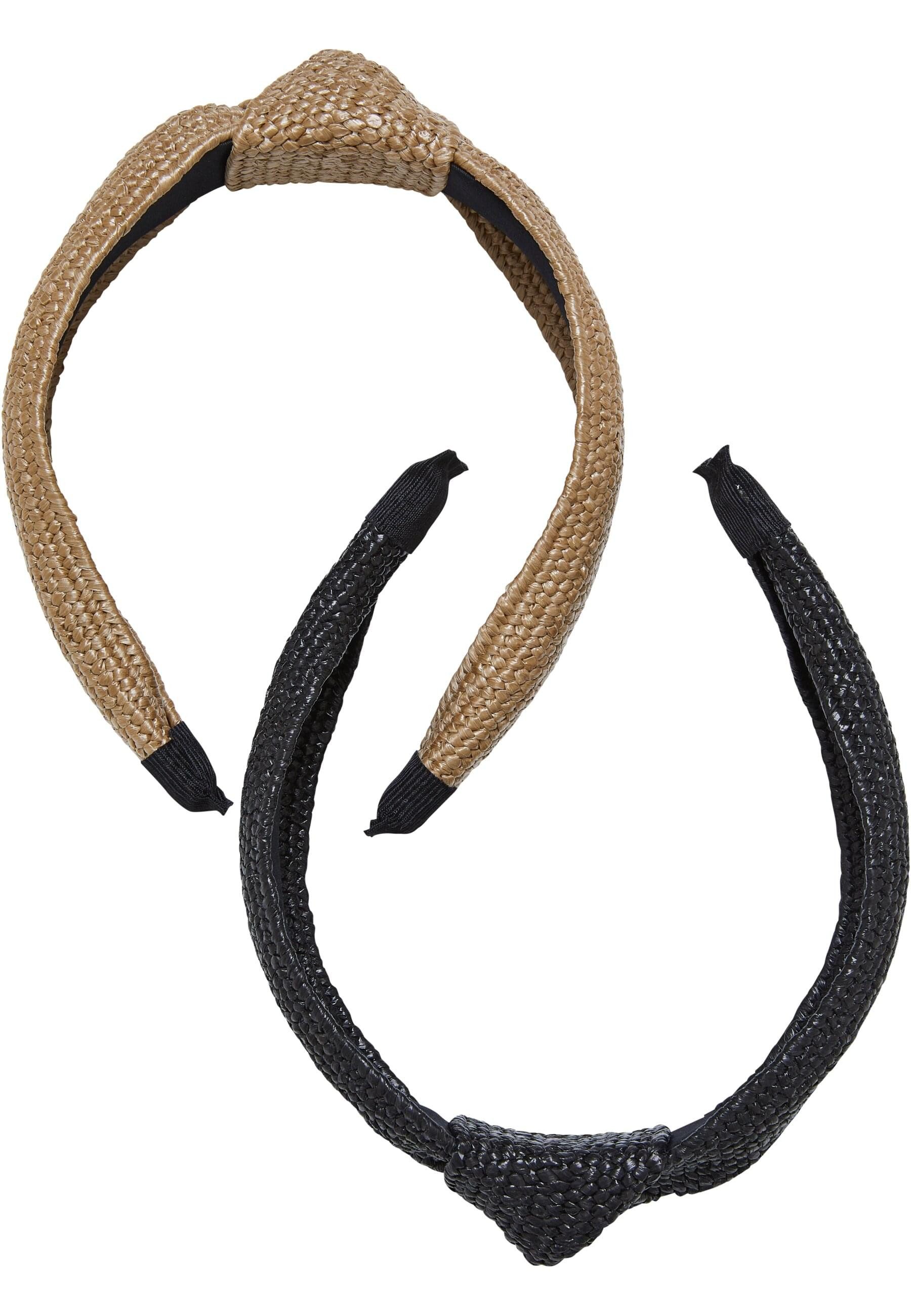 URBAN CLASSICS Loop Urban Classics Unisex Braid Bast Headband 2-Pack, (1-St)