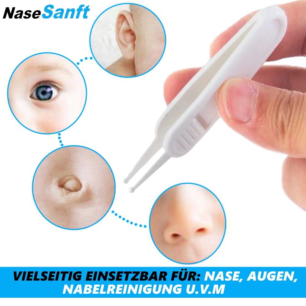 Baby Nase, Pflege Nasen Pinzette MAVURA Zange Nasenreiniger Pinzette NaseSanft Nasenloch Reiniger Nasenpinzette