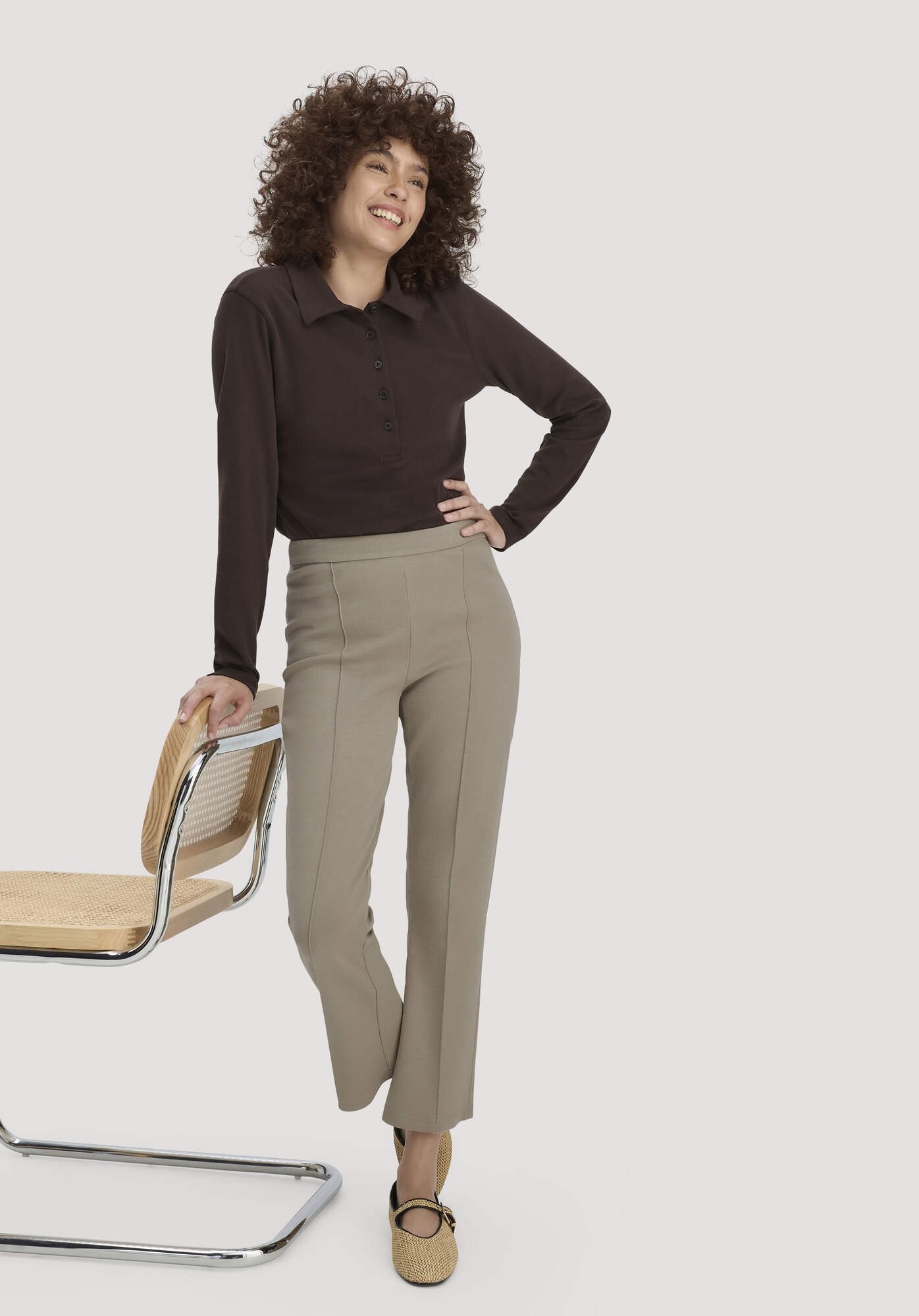 Hessnatur Jerseyhose aus Bio-Baumwolle (1-tlg)