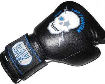BAY-Sports Boxhandschuhe Skull Totenkopf Kinderboxhandschuhe Kids