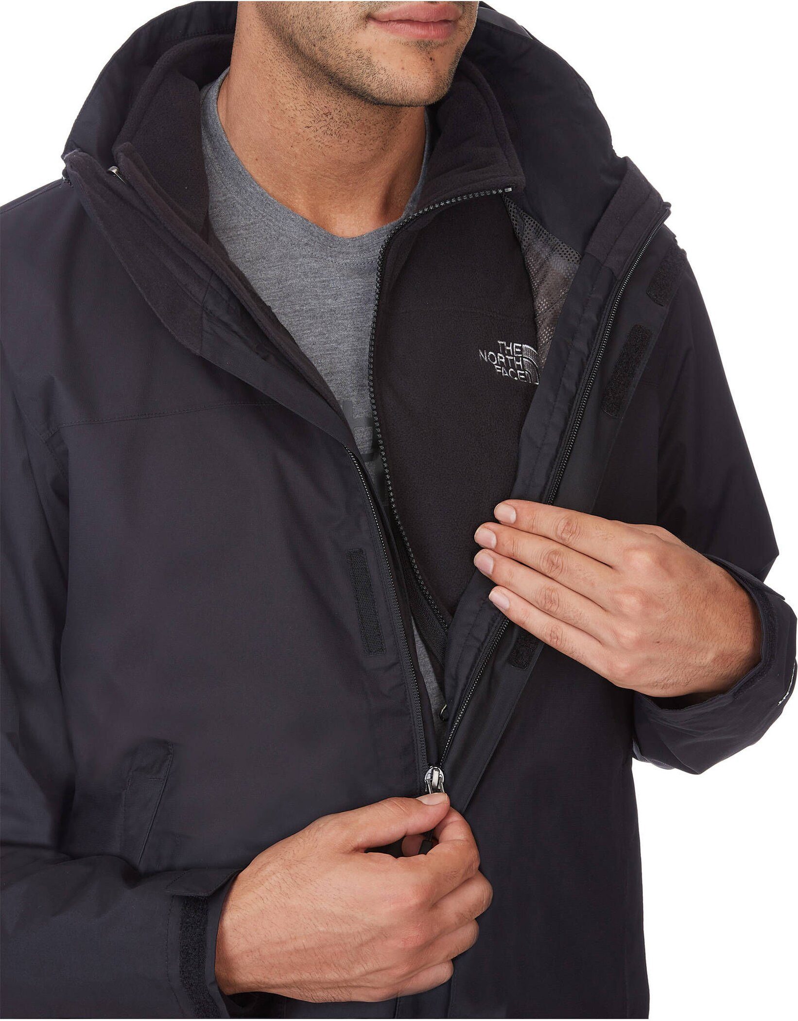 The North Face 3-in-1-Funktionsjacke EVOLVE II TRICLIMATE (Set) wasserdicht, windabweisend, atmungsaktiv, schnell trocknend – Bild 4 von 5
