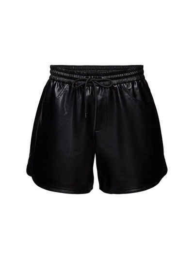Esprit Shorts Shorts in Lederoptik (1-tlg)