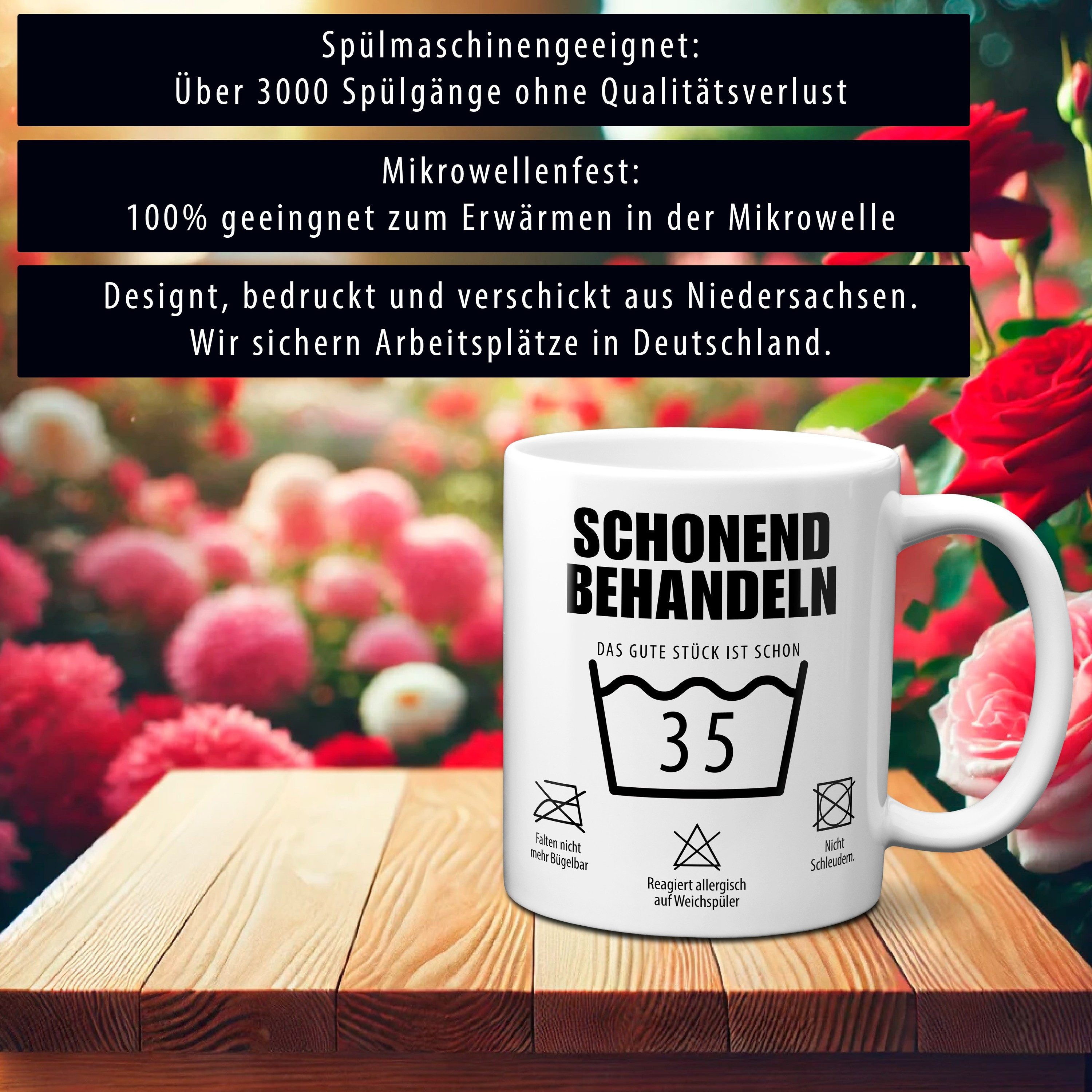 TASSENKING Tasse, Schonend behandeln. Das gute Stück ist schon 35.