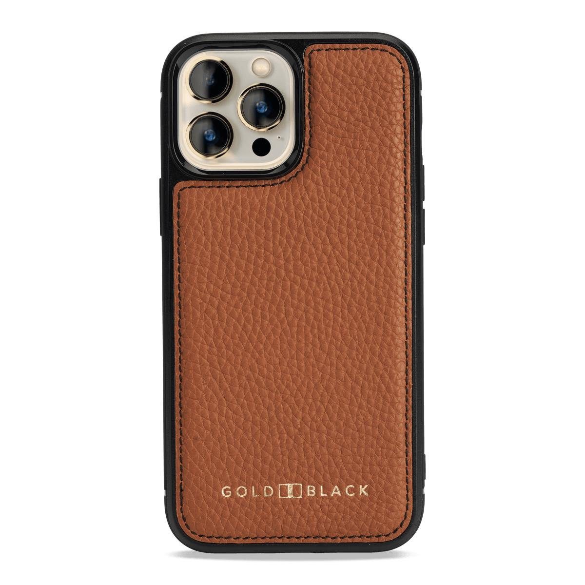 Handyhülle iPhone 13 Pro Max MagSafe Leder Case Nappa braun 16,95 cm (6,68 Zoll)