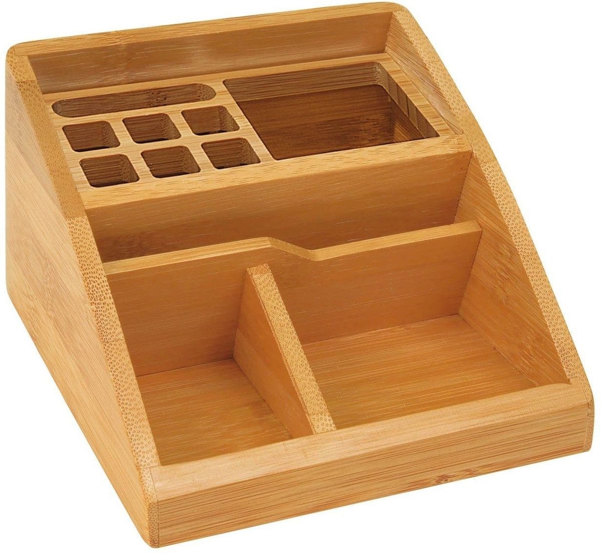 WEDO Tischaufsatz Schreibtischbutler schräg Bambus braun