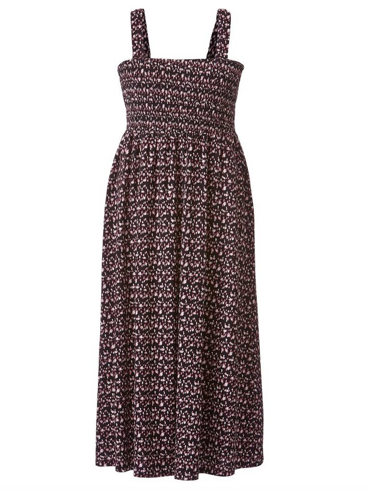 Janet & Joyce by HAPPYsize Kleid mit floralem Druck in schwarz