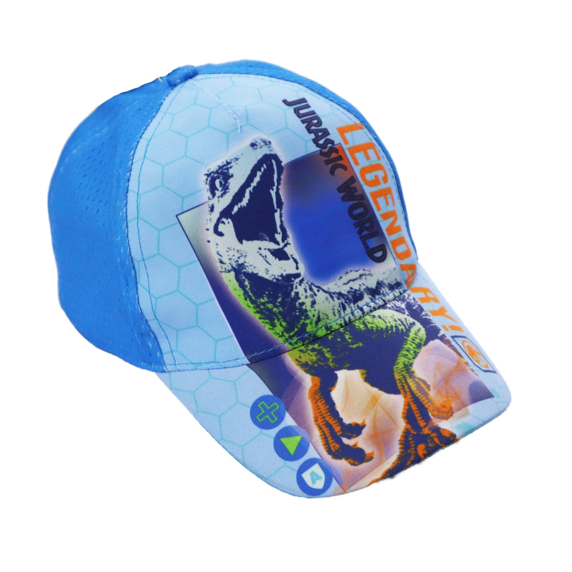 Jurassic World Baseball Cap Jurassic World Blu Velociraptor Kinder Jungen Basecap Gr. 52 bis 54