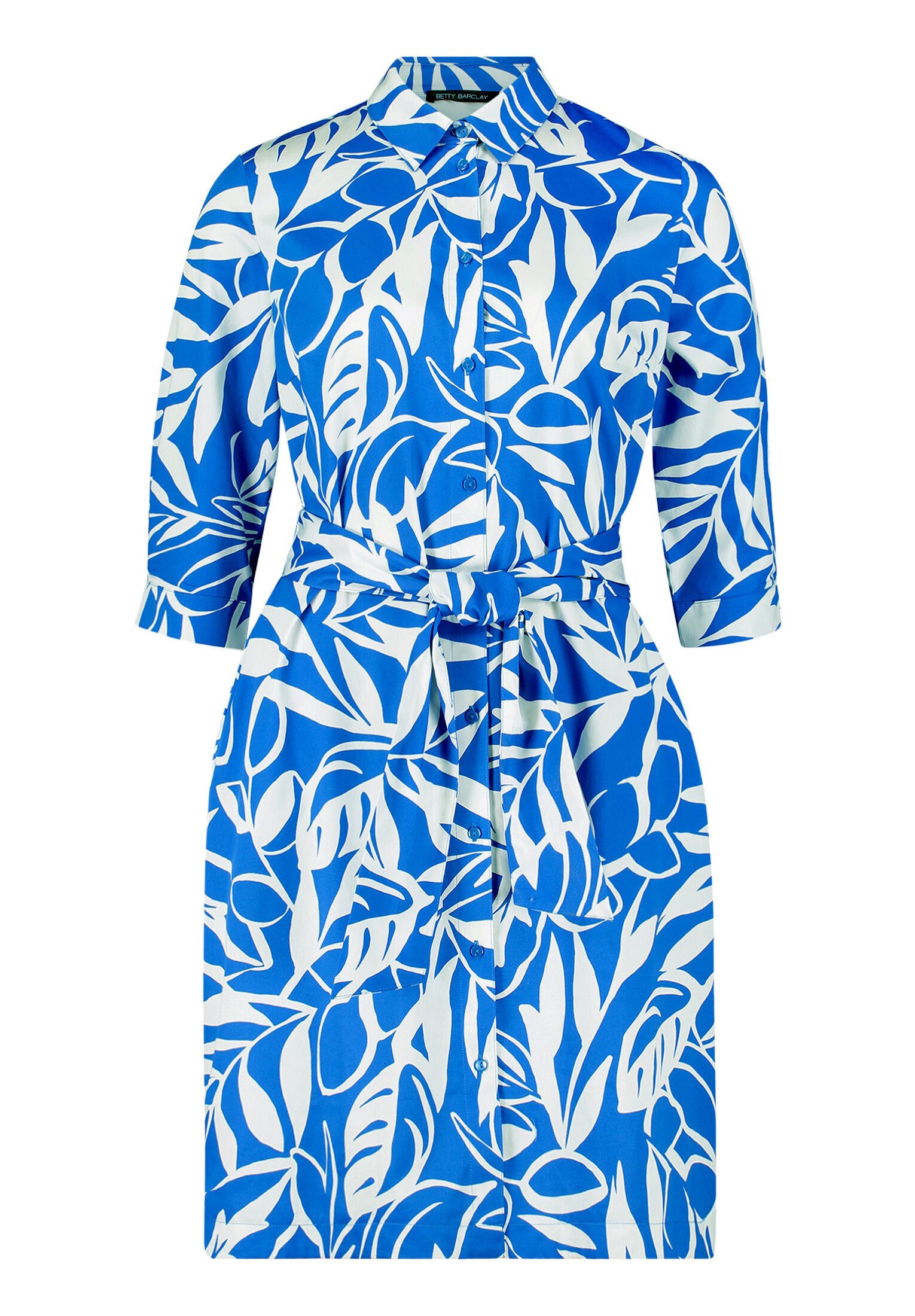 Hemdblusenkleid Damen mit Knopfleiste