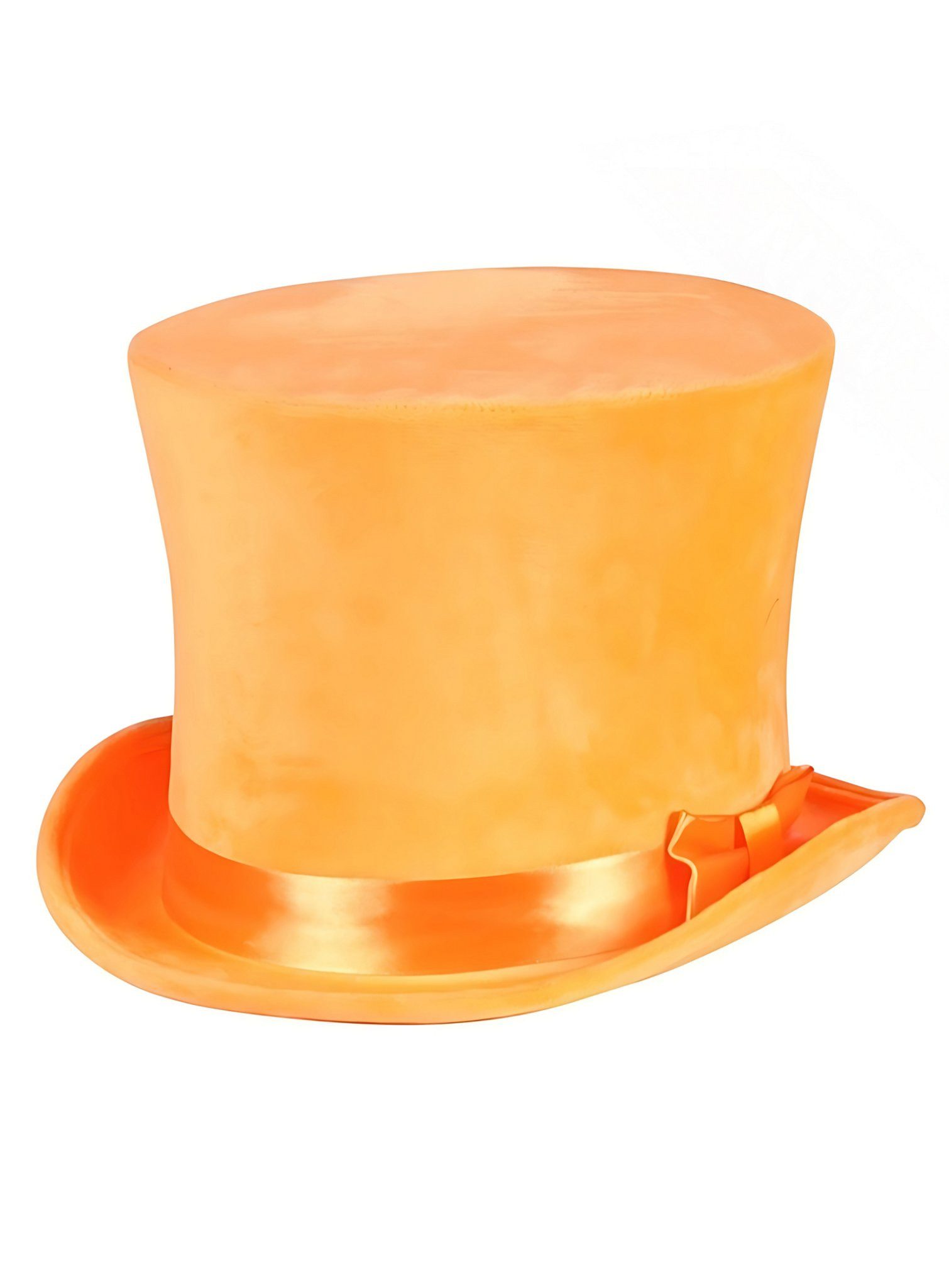 Kostüm Samtzylinder neon-orange