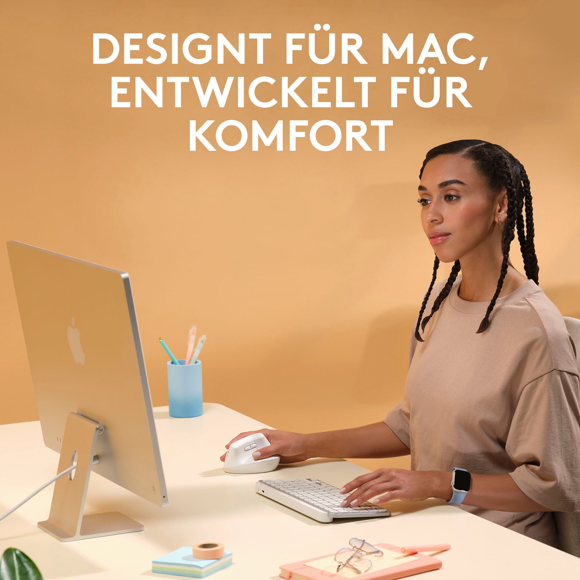 Logitech Lift for Vertical ergonomische (Bluetooth) Mac Maus