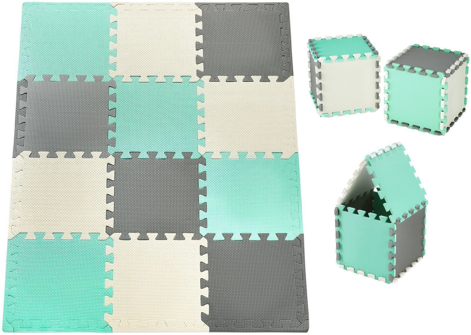 Moby-System Spielmatte Schaumstoffpuzzle 12-tlg., 120 x günstig online kaufen