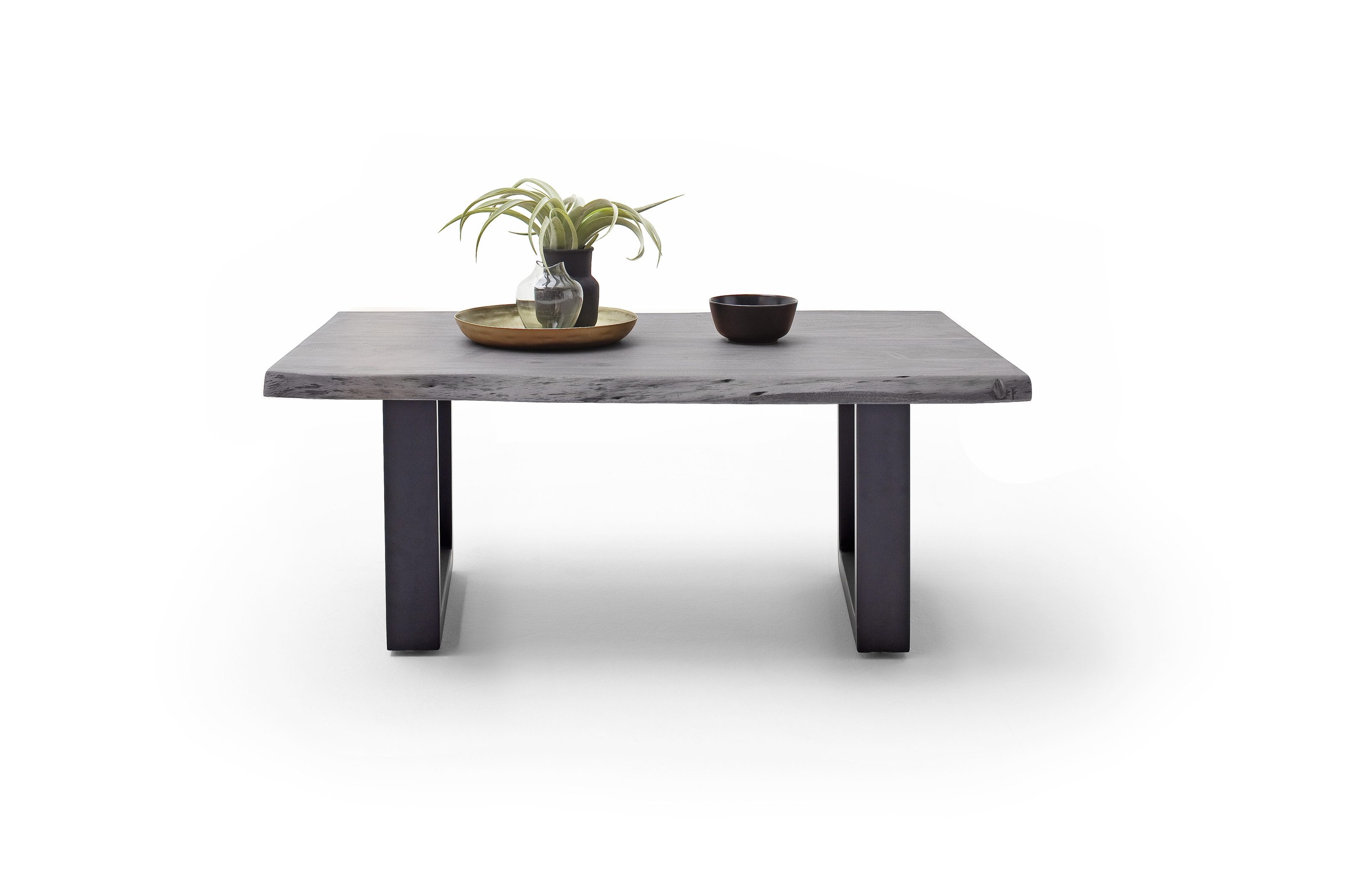 freiraum Couchtisch CARTAGENA, in Akazie grau, massiv lackiert - 110x45x70cm (BxHxT)