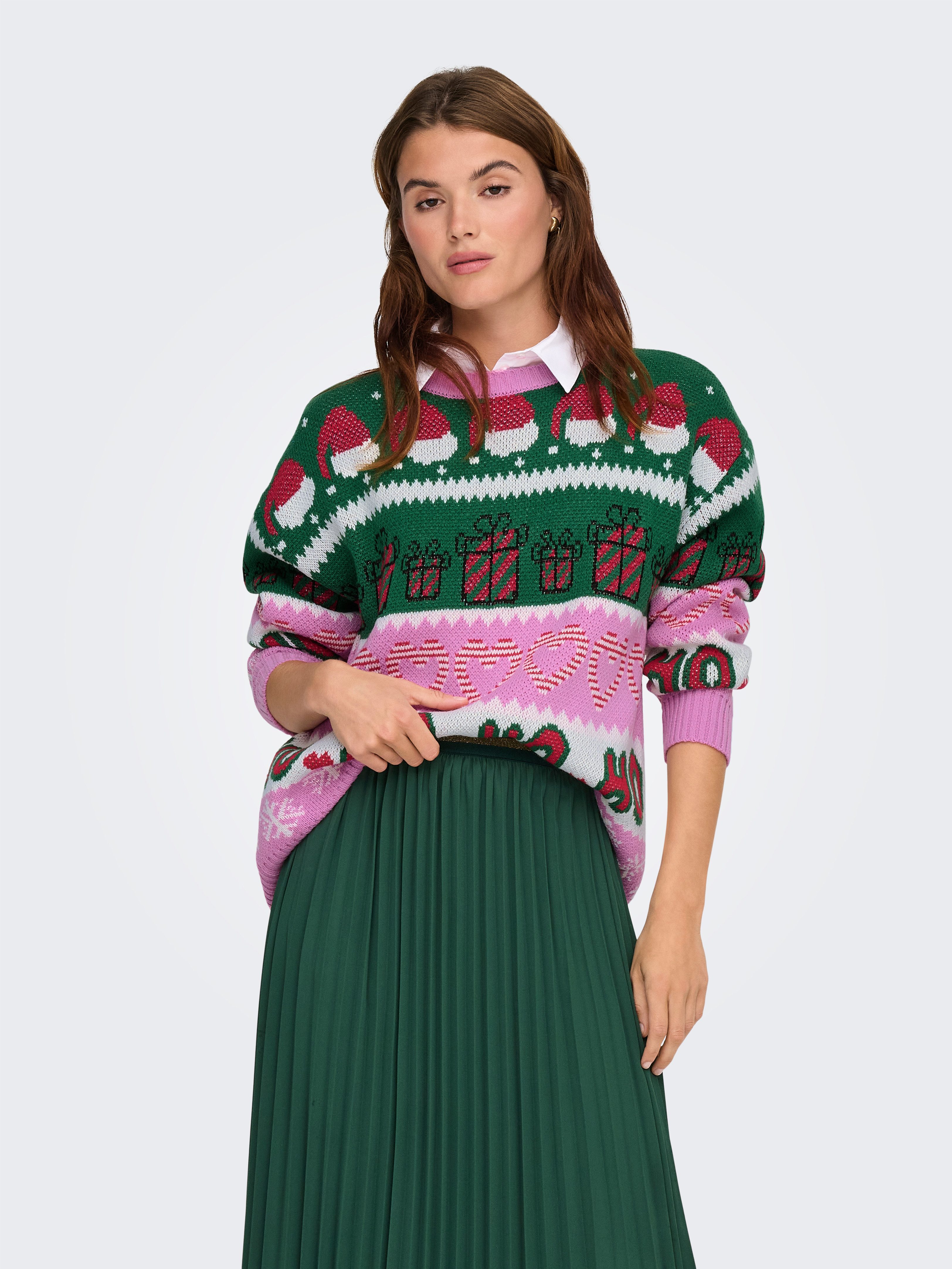 ONLY Weihnachtspullover ONLXMAS HOHO LS PULLOVER KNT günstig online kaufen