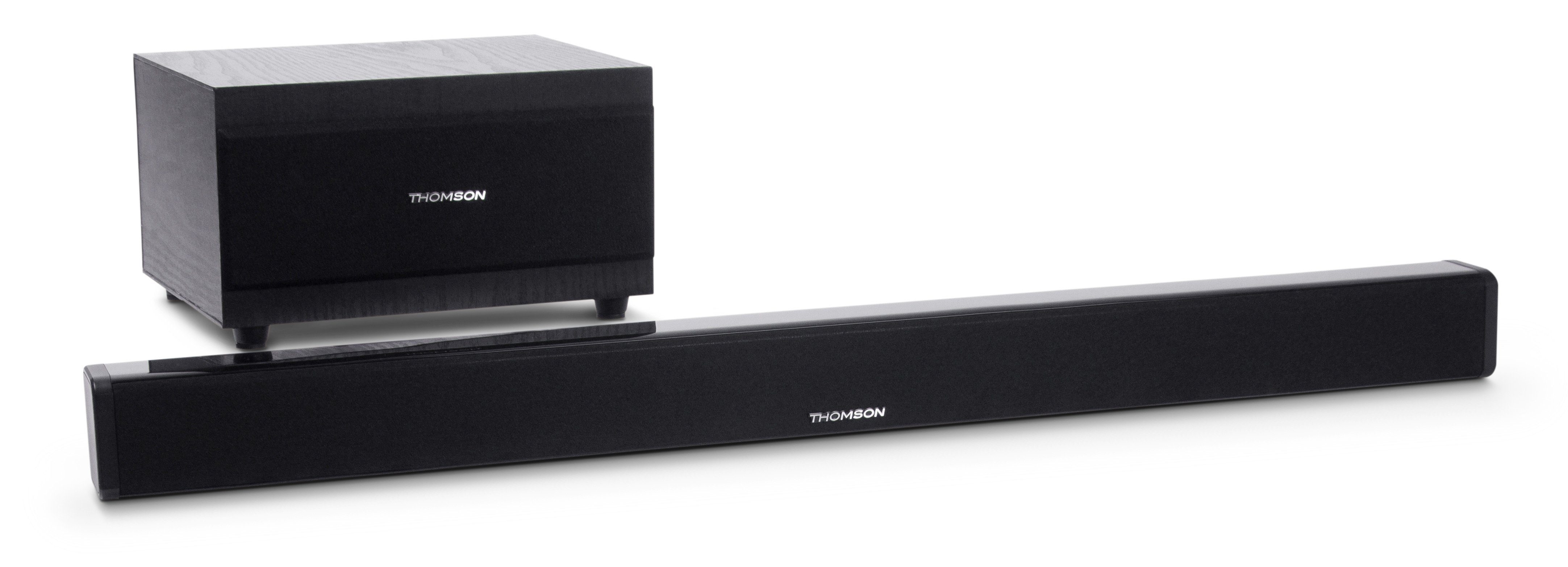 Thomson SB50BT Soundbar W) mit Subwoofer 2.1 [black] (Bluetooth, 100