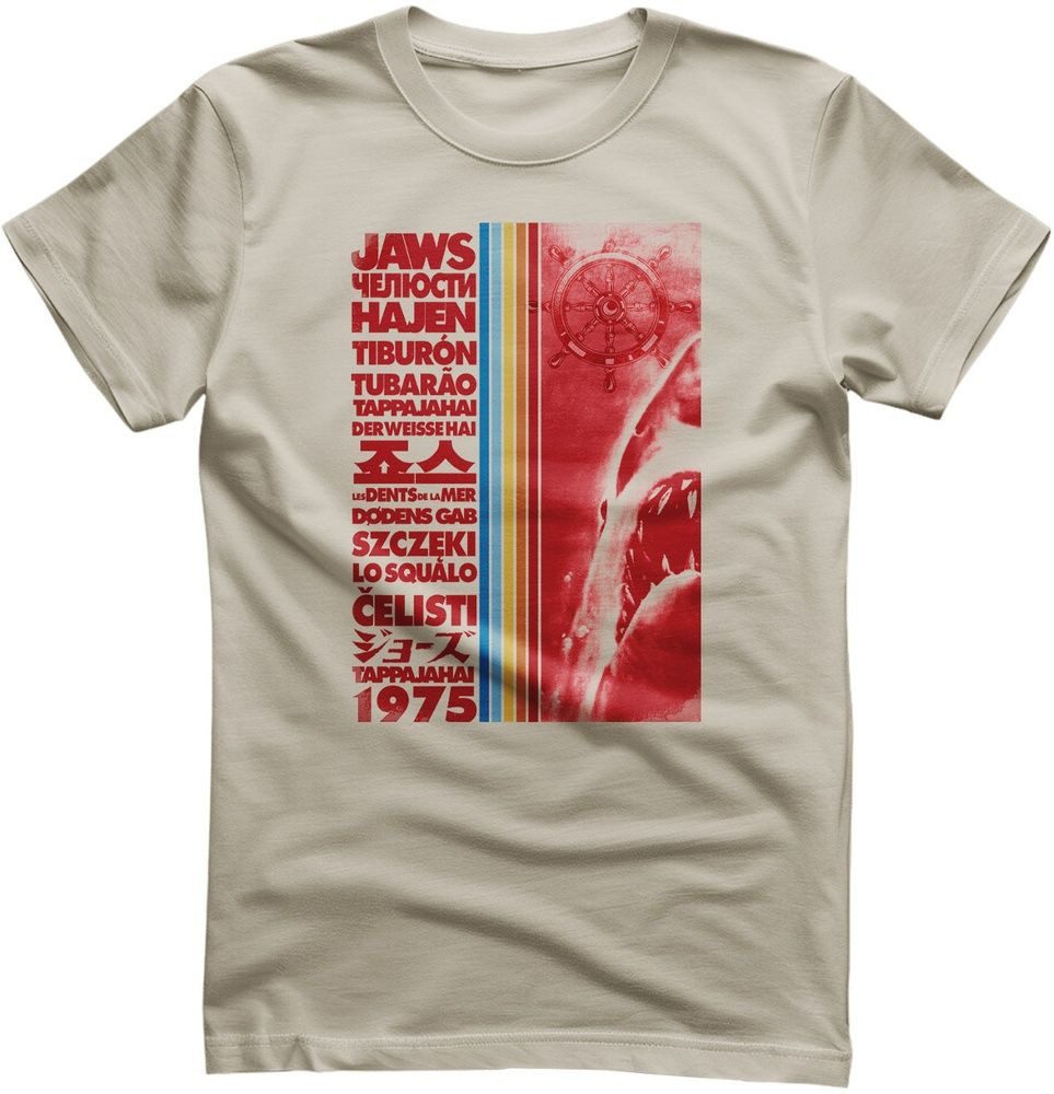 Jaws T-Shirt Jaws Movie Titles T-Shirt