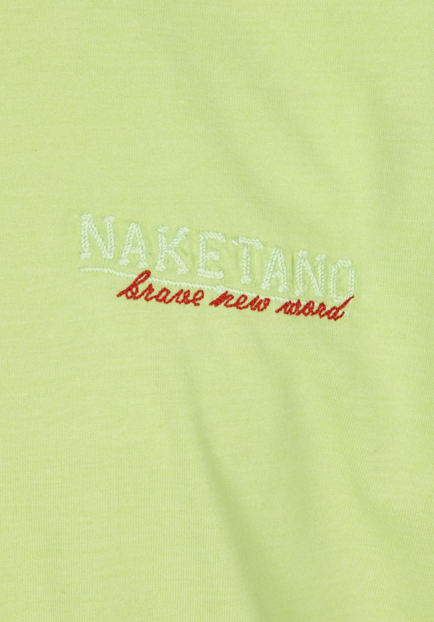 naketano T-Shirt Oversize Baumwolle Rundhals Kurzarm Streetwear Basic Sommershirt (1-tlg) weich, bequem, casual, vegan, meliert, lockerer Schnitt, Alltag