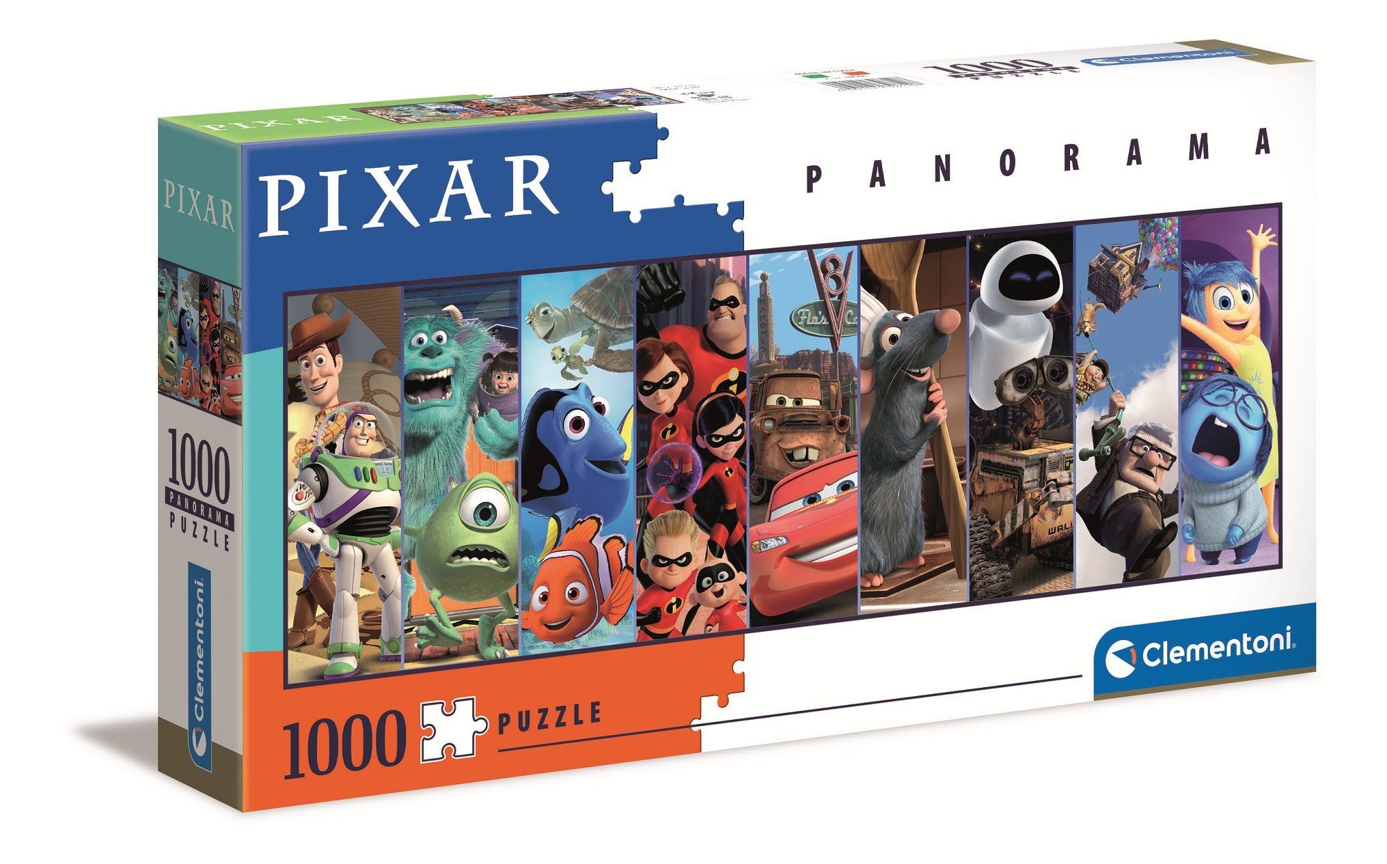 Clementoni® Puzzle 39610 Disney/ Pixar 1000 Teile Panorama Puzzle, 1000 Puzzleteile