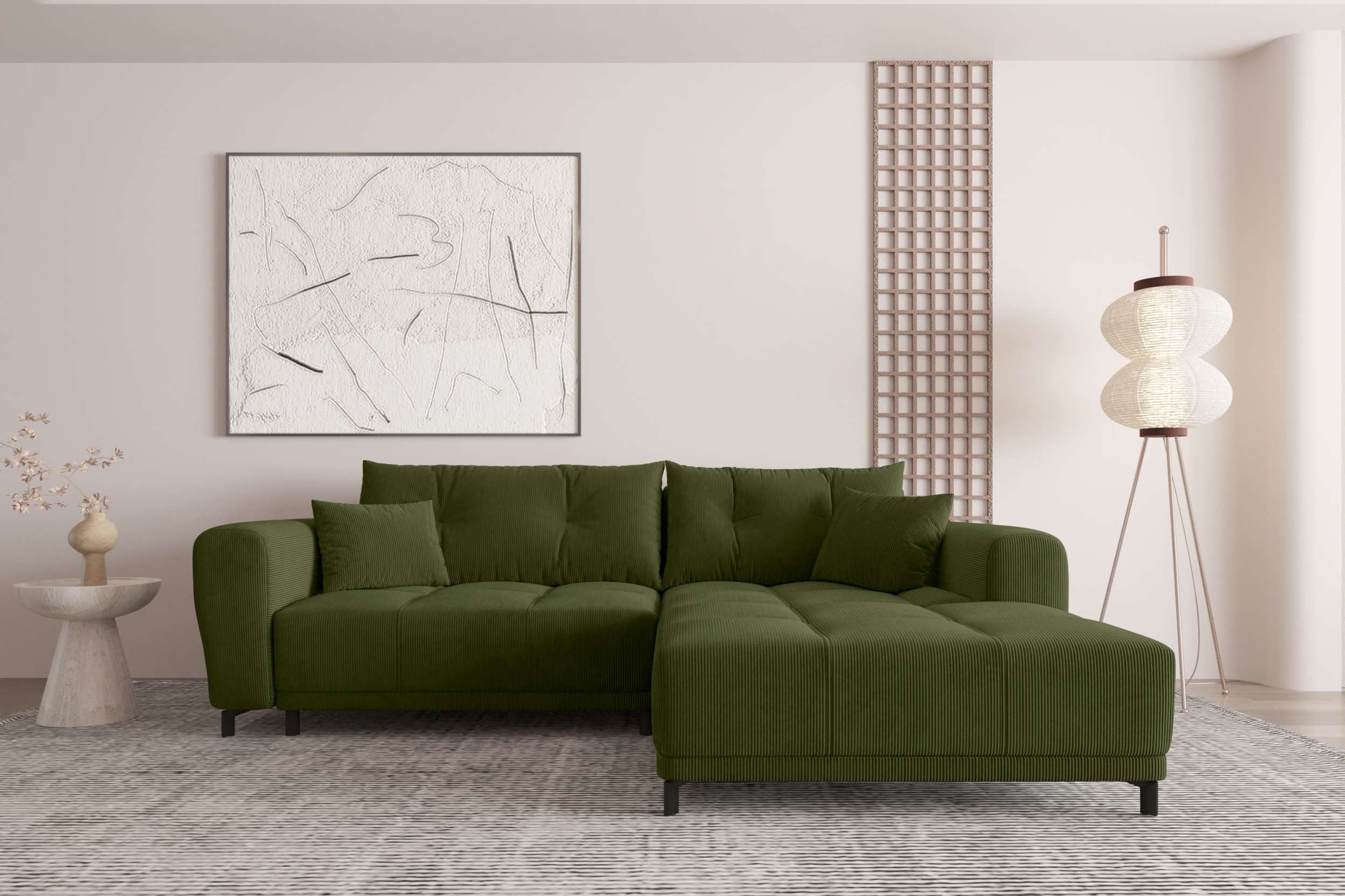 99rooms Ecksofa Massimo, Sofa L-Form, Eckcouch, mit oder ohne Schlaffunktio günstig online kaufen