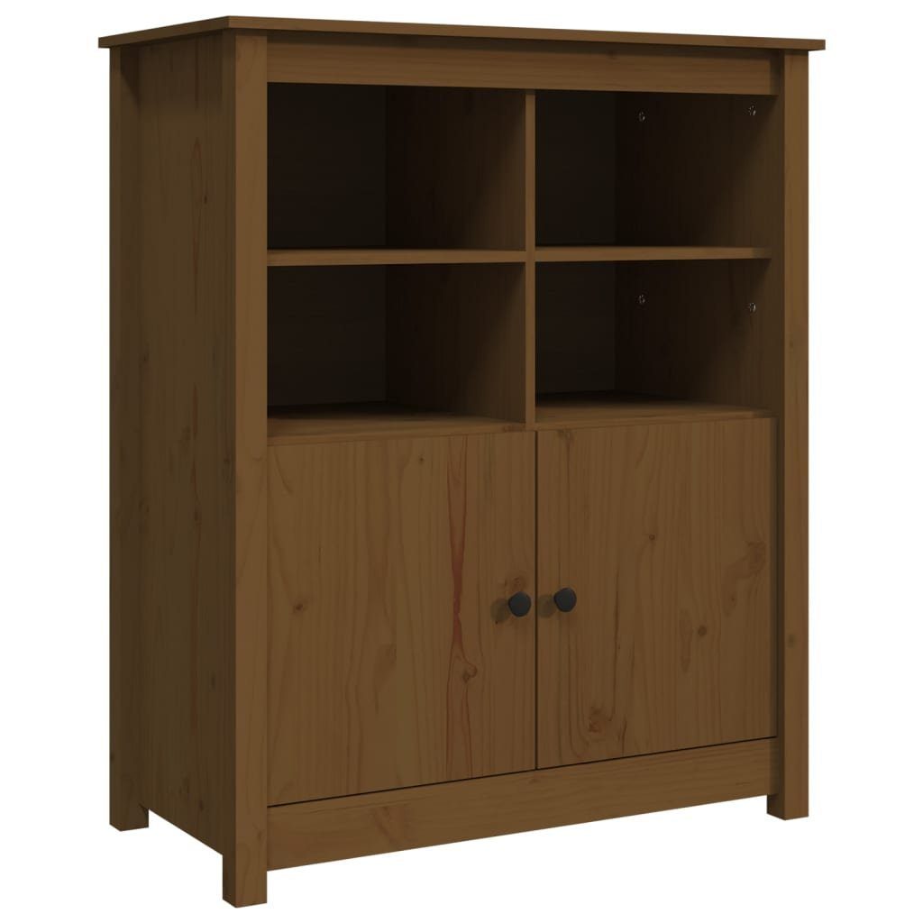 Sideboard Sideboard Honigbraun 83x41,5x100 cm Massivholz Kiefer Kommode Wohnzimm