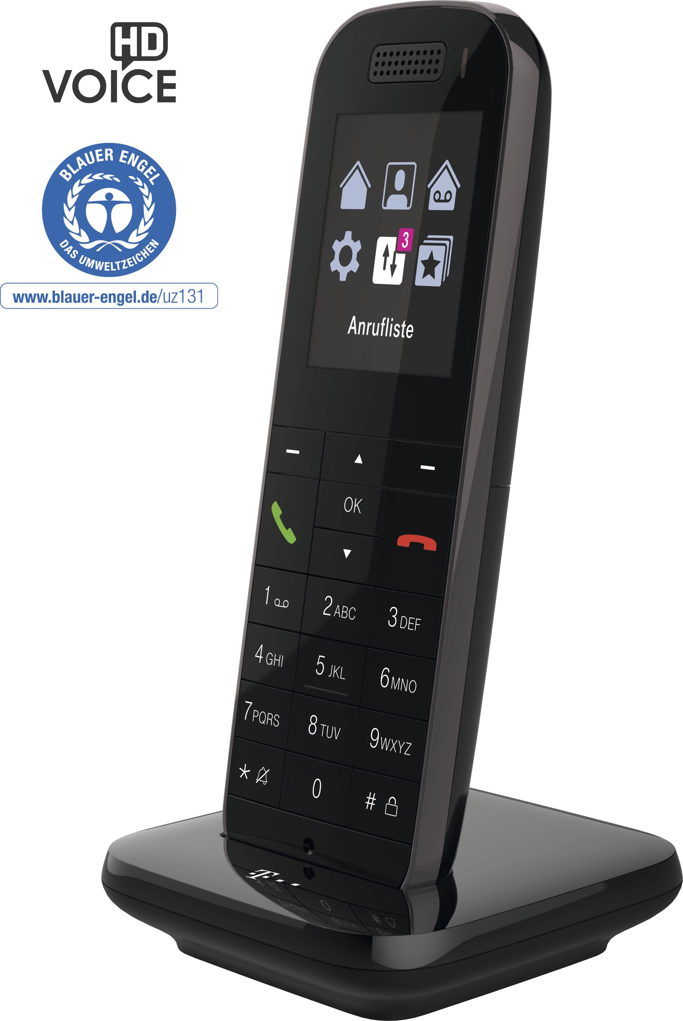 Telekom Speedphone 52 DECT-Telefon, Integrierte Bluetoothschnittstelle für  schnurlose Headsetanbindung