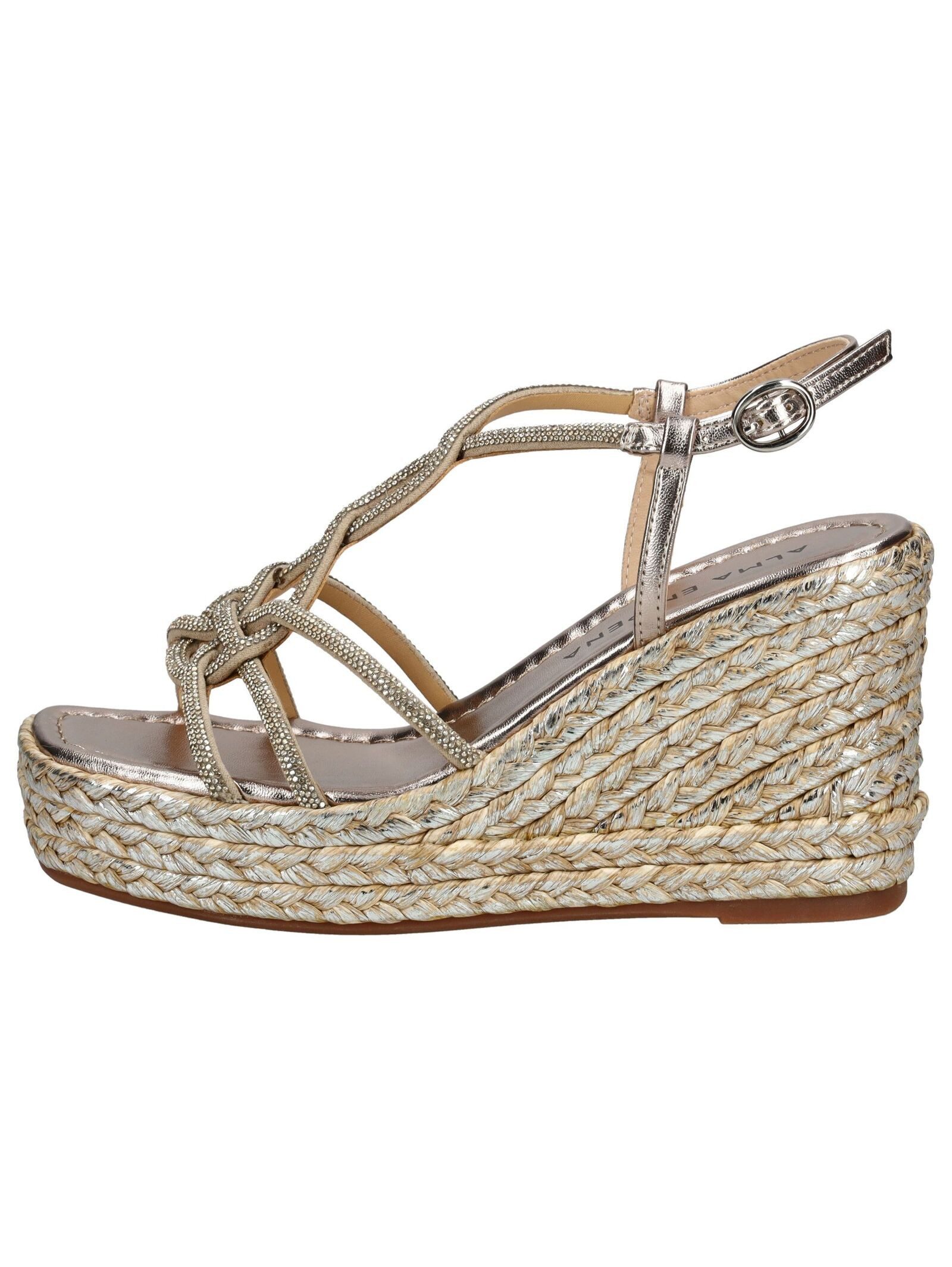 Alma en Pena Sandalen Textil Keilsandalette günstig online kaufen