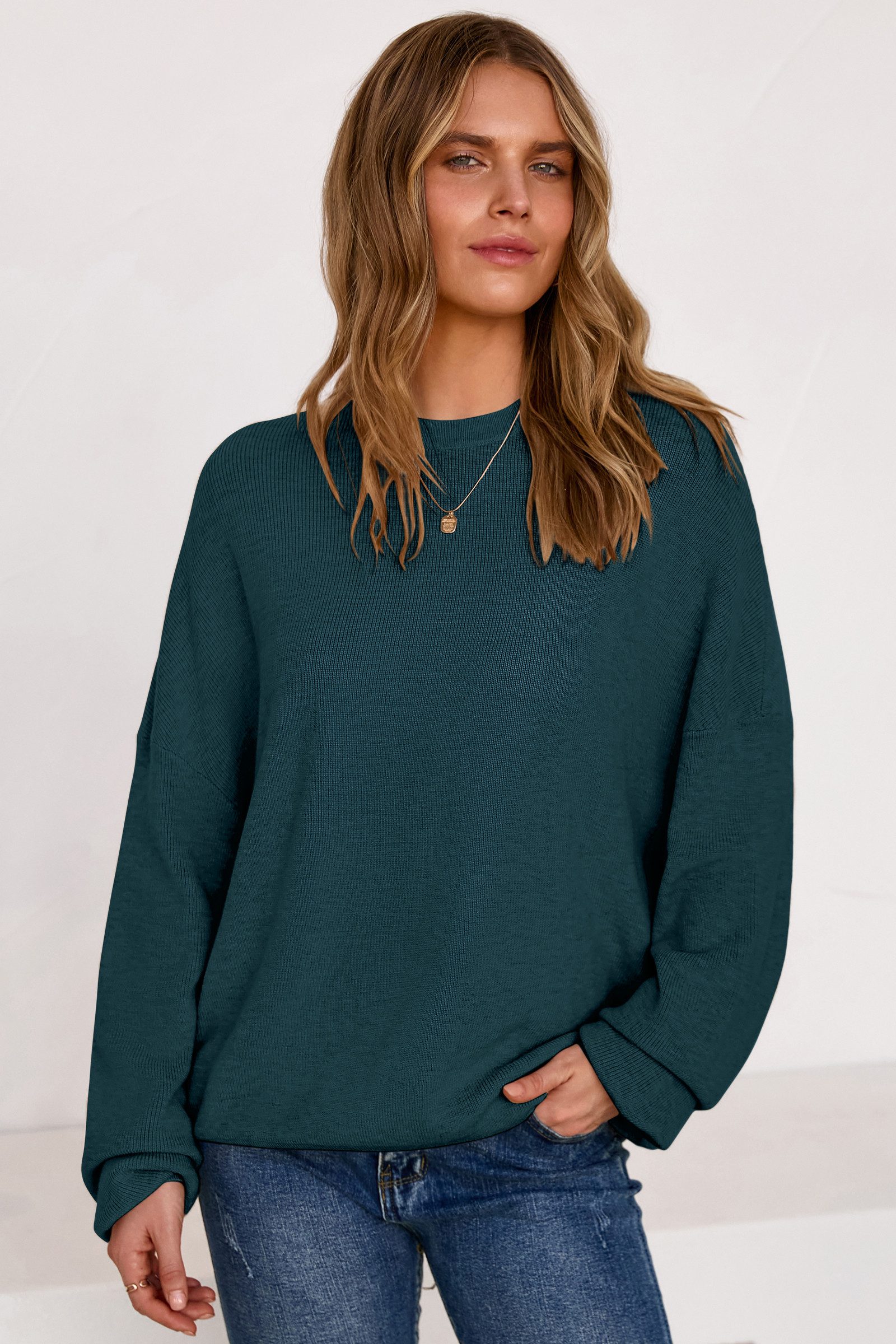 Arach&Cloz Strickpullover Arach&Cloz Damen Pullover Langarm Wolle Blend Run günstig online kaufen